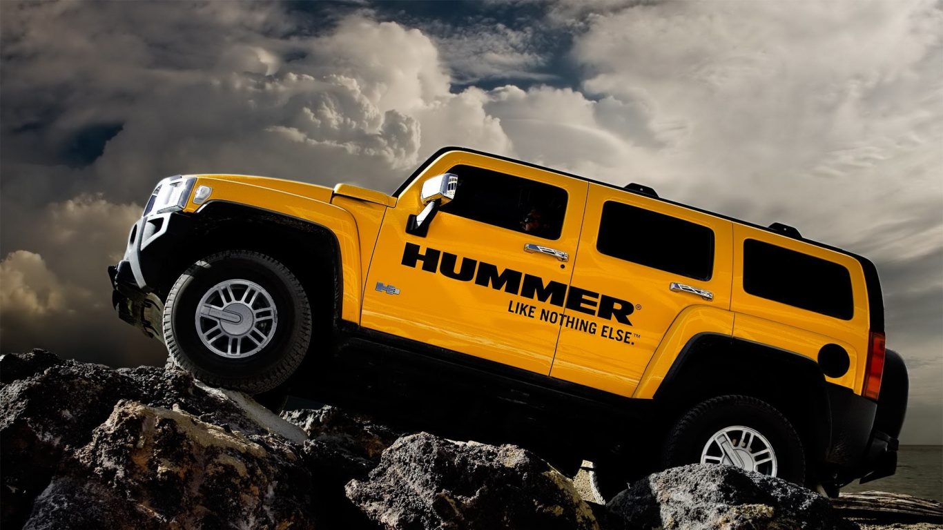 Обои Hummer, Хаммер Н2 сут, авто, Хаммер Н3, Пикап в разрешении 1366x768