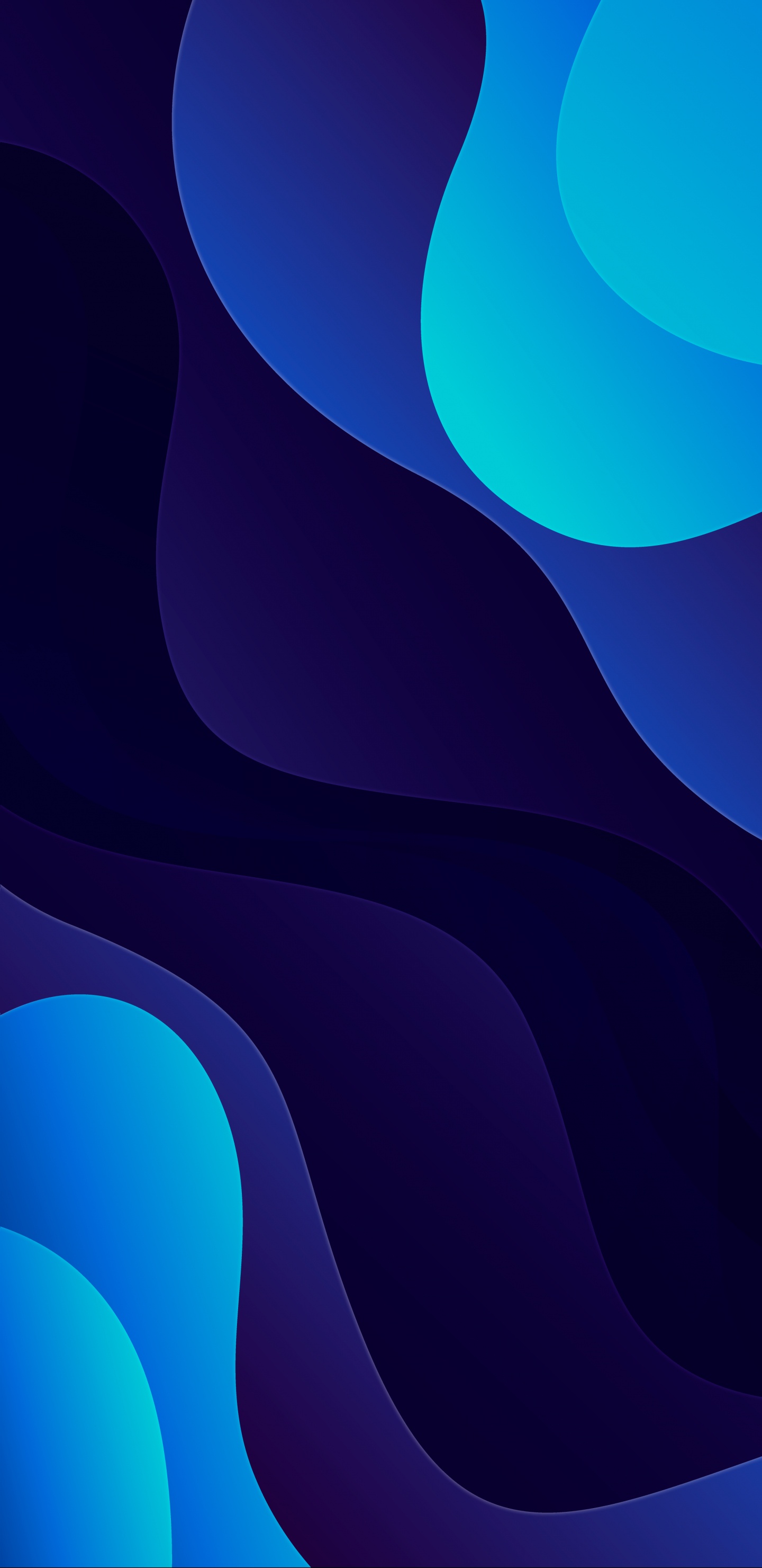 Обои синий кобальт, синий, электрик, цветной, лазурный в разрешении 1440x2960