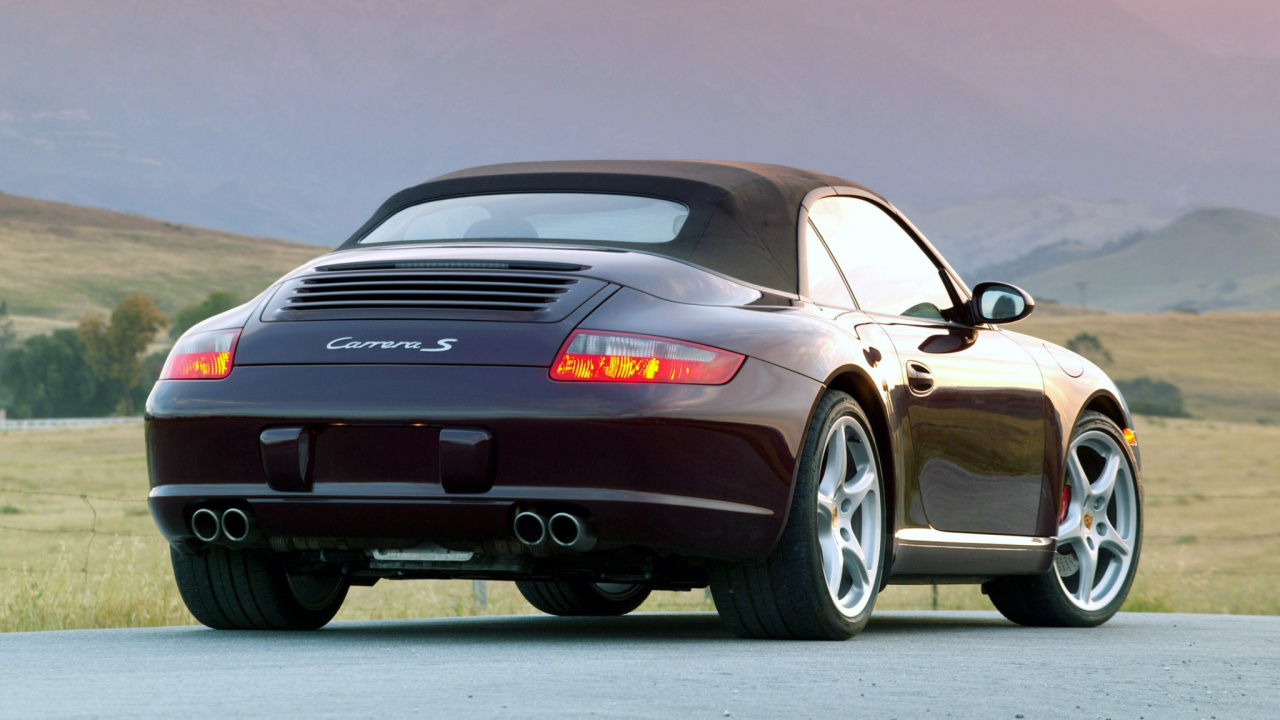 Обои Порше, авто, Кабриолет, Порше 911 997, суперкар в разрешении 1280x720