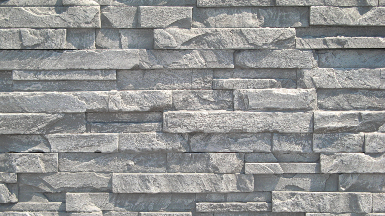 Обои каменная стена, стена, каменная облицовка, кирпич, панель в разрешении 1280x720