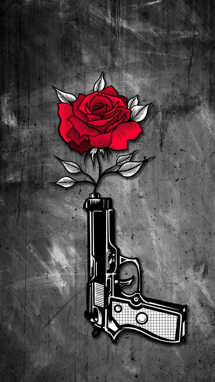 Обои визуальное искусство, графический дизайн, черный и белый, арт, цветок в разрешении 720x1280