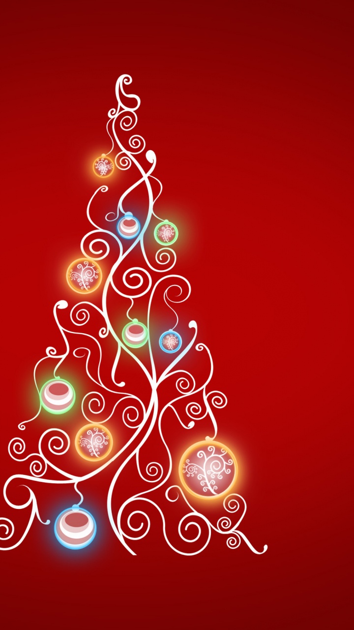 Обои Рождественский день, елка, Рождественские украшения, рождественский орнамент, Рождество в разрешении 720x1280