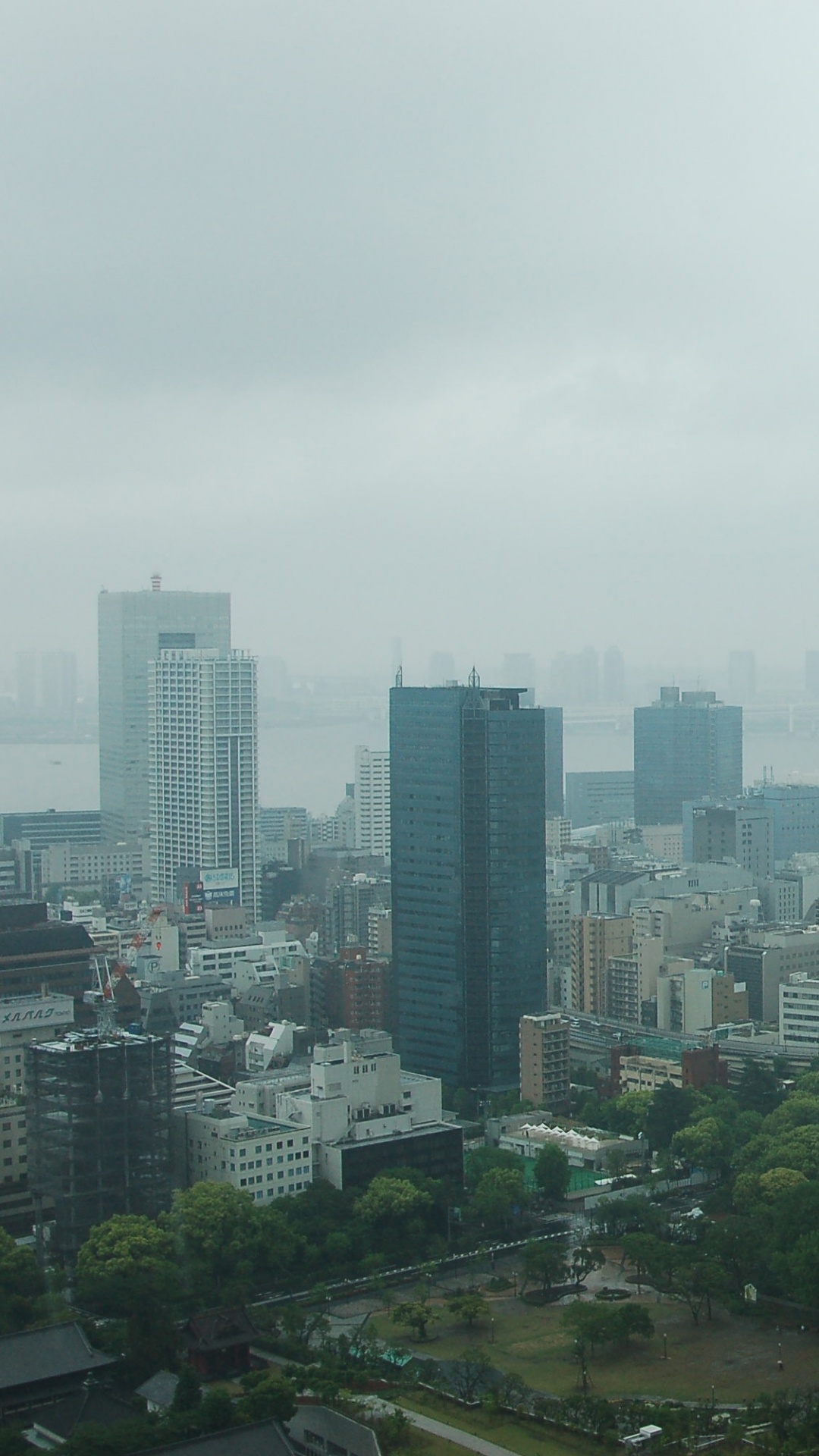 Обои Токио, небоскреб, горизонт, городской пейзаж, метрополия в разрешении 1080x1920