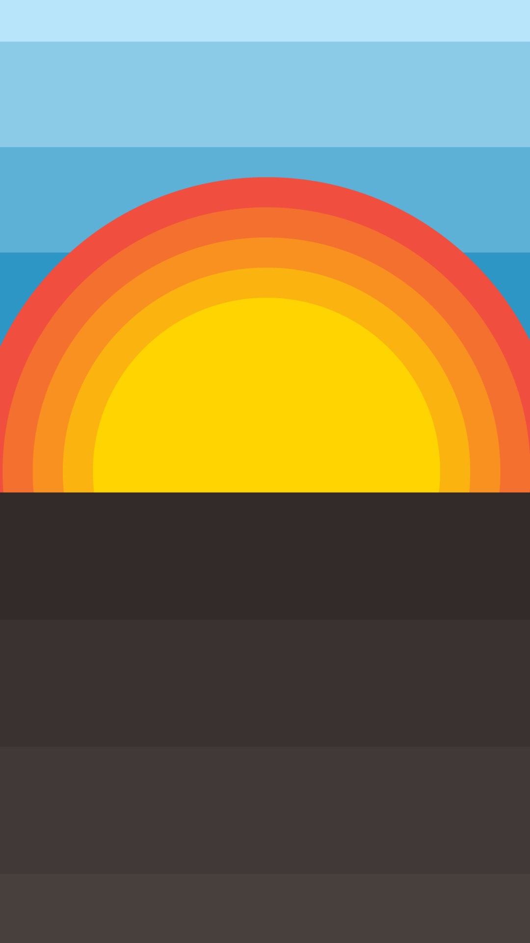 Обои геометрия, математика, красочность, прямоугольник, горизонт в разрешении 1080x1920