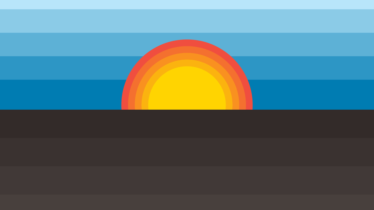 Обои геометрия, математика, красочность, прямоугольник, горизонт в разрешении 1280x720