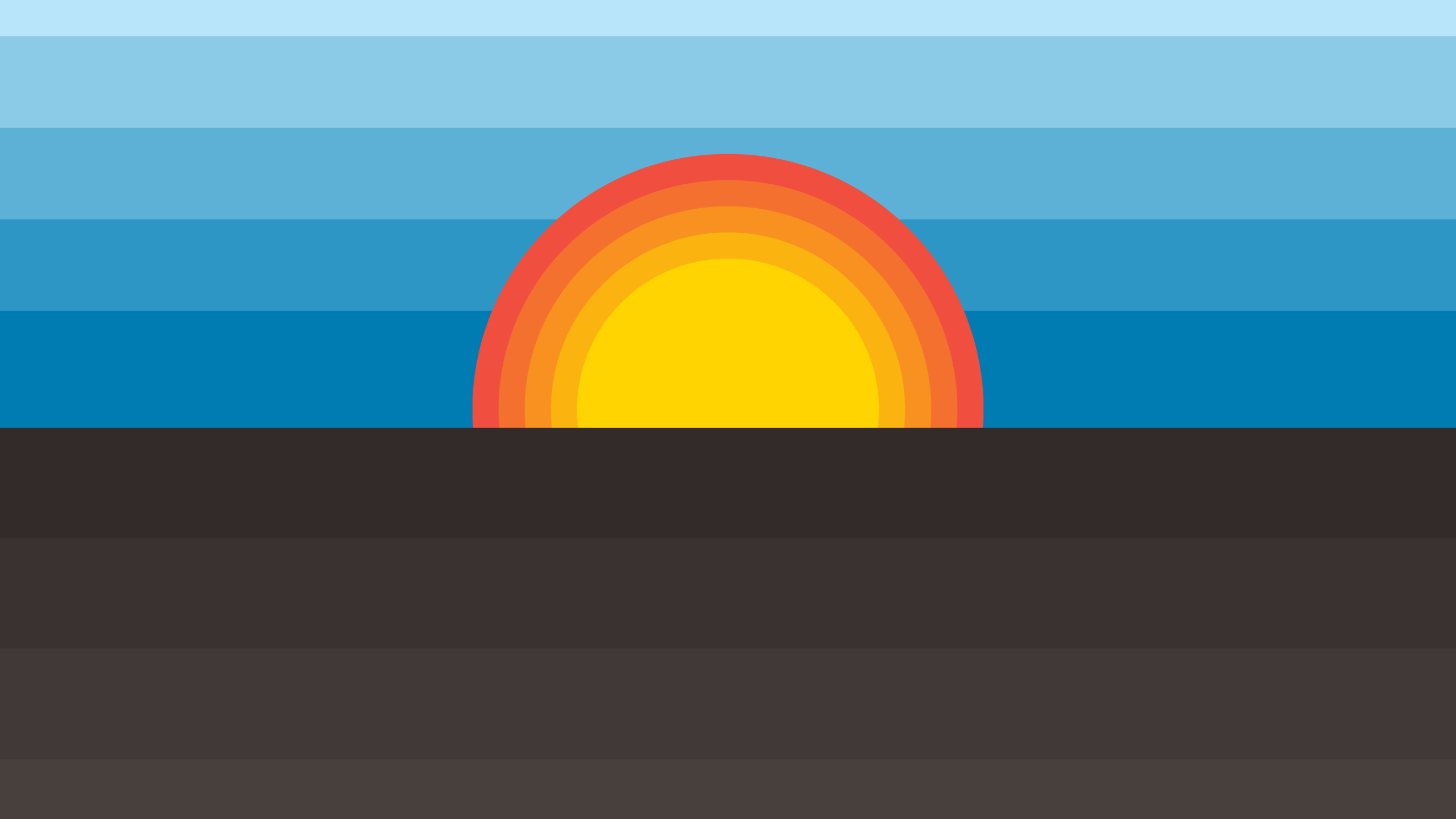 Обои геометрия, математика, красочность, прямоугольник, горизонт в разрешении 2560x1440