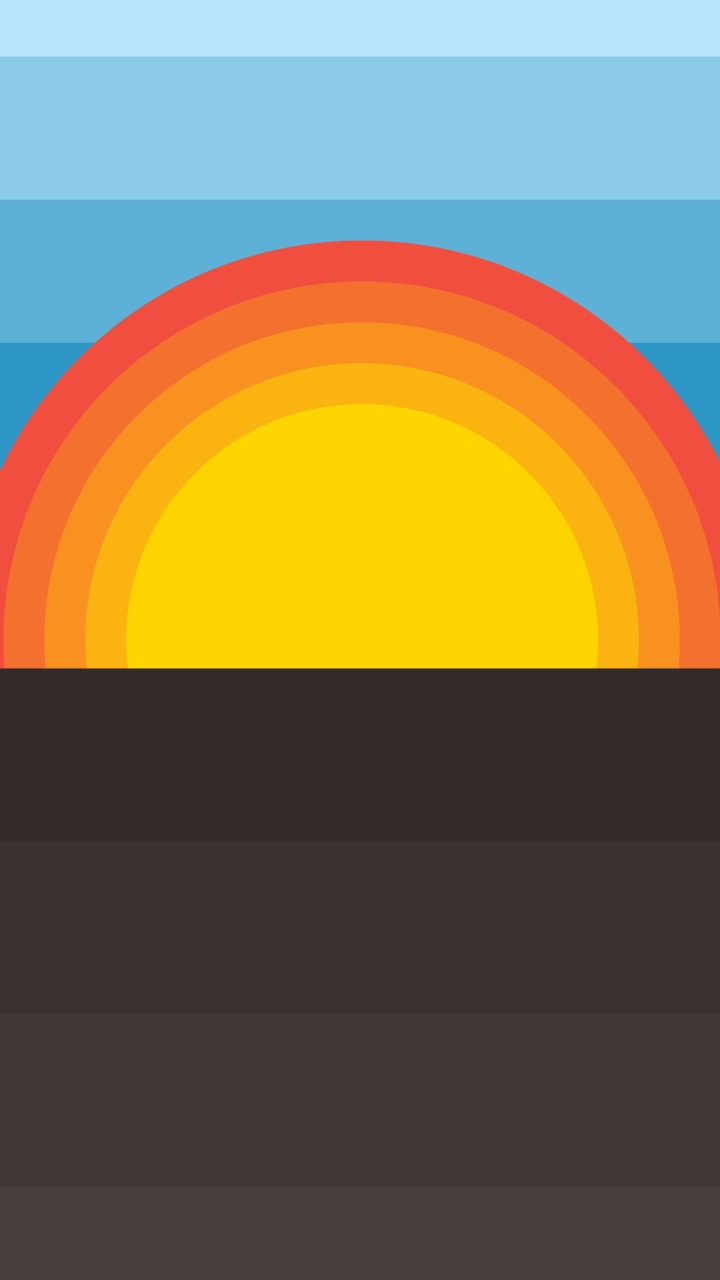 Обои геометрия, математика, красочность, прямоугольник, горизонт в разрешении 720x1280