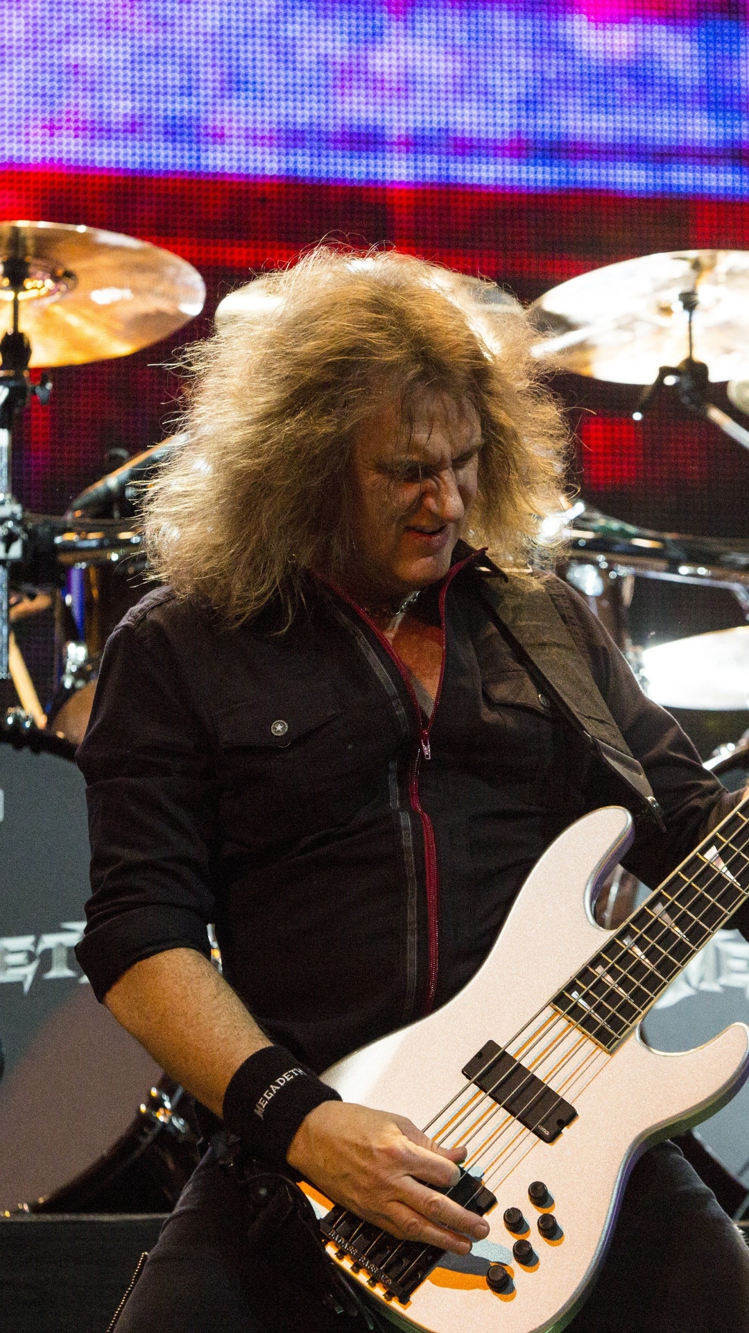 Обои басгитара, Дэйв Мастейн, гитара, трэш, музыкант в разрешении 1080x1920