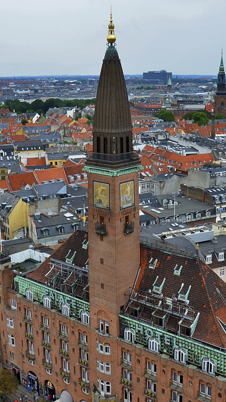 Обои городской район, город, ориентир, городок, городской пейзаж в разрешении 750x1334