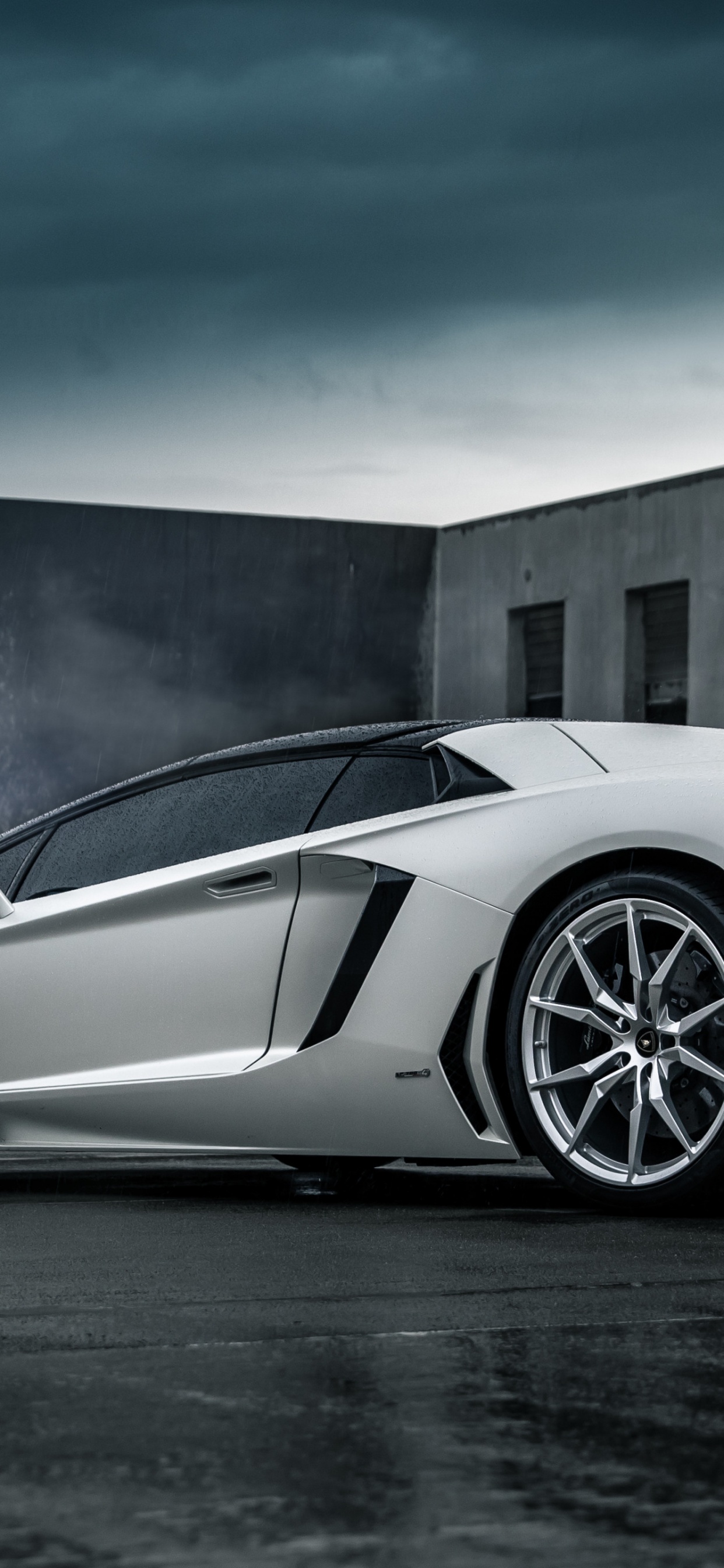 Обои Lamborghini aventador svj 2019 года, Ламборджини, легковые автомобили, спорткар, суперкар в разрешении 1242x2688