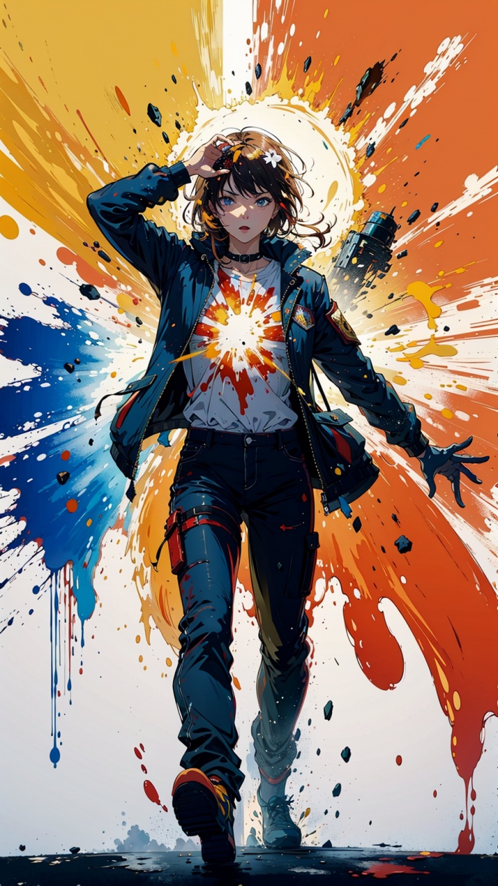 Обои иллюстрация, телефон, смартфон, арт, мультик в разрешении 720x1280