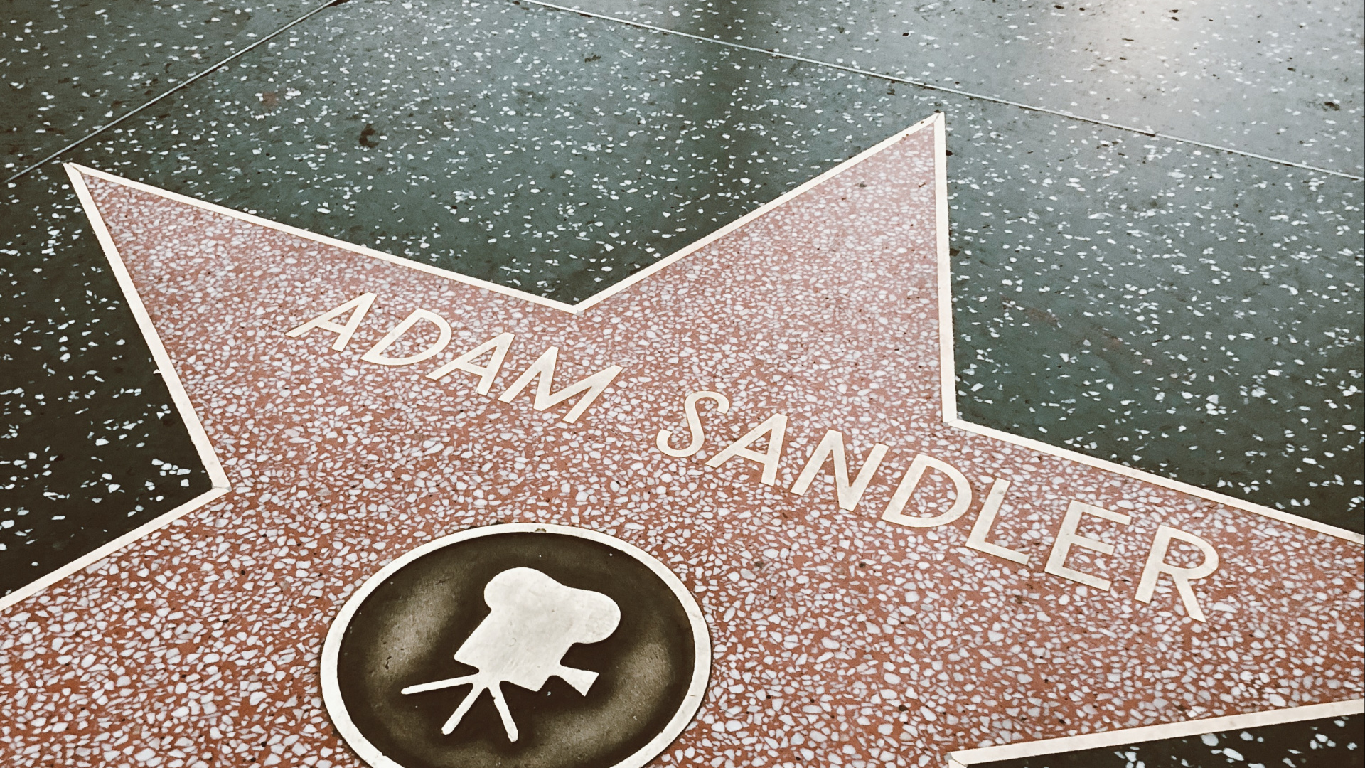 Обои аллея звезд, Голливуд, этаж, дорожное покрытие, измеритель в разрешении 1920x1080