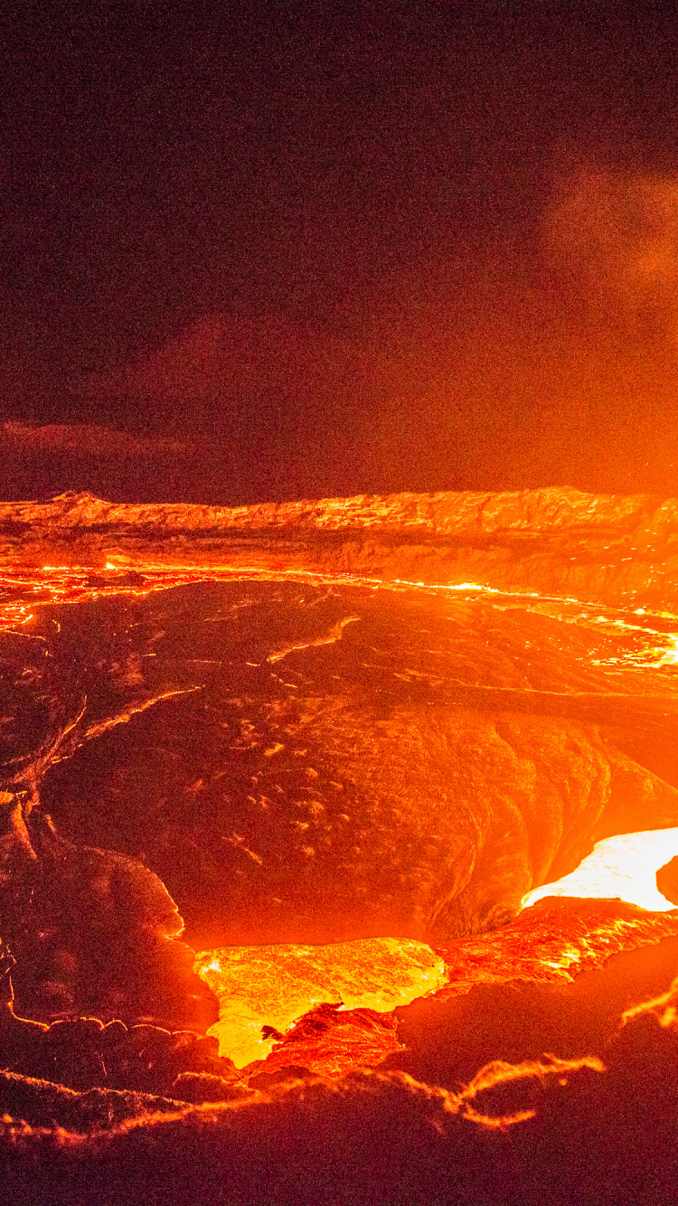 Обои типы вулканических извержений, вулкан, лава, тепло, купол лавы в разрешении 750x1334