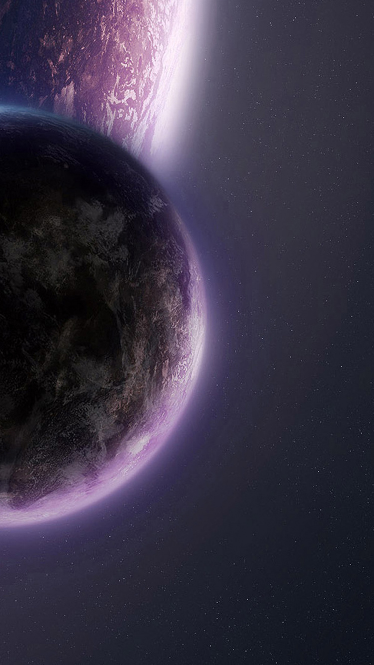 Обои атмосфера, земля, космос, Астрономия, космическое пространство в разрешении 750x1334