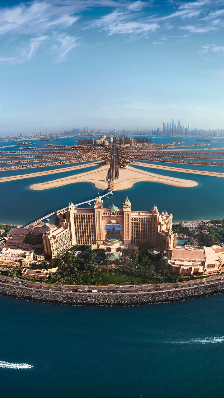 Обои прибежище, искусственный остров, гидроресурсы, прибрежные и океанические рельефы, водный путь в разрешении 720x1280