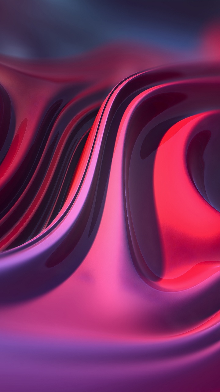 Обои фрактальное искусство, красный цвет, розовый, вода, пурпур в разрешении 720x1280