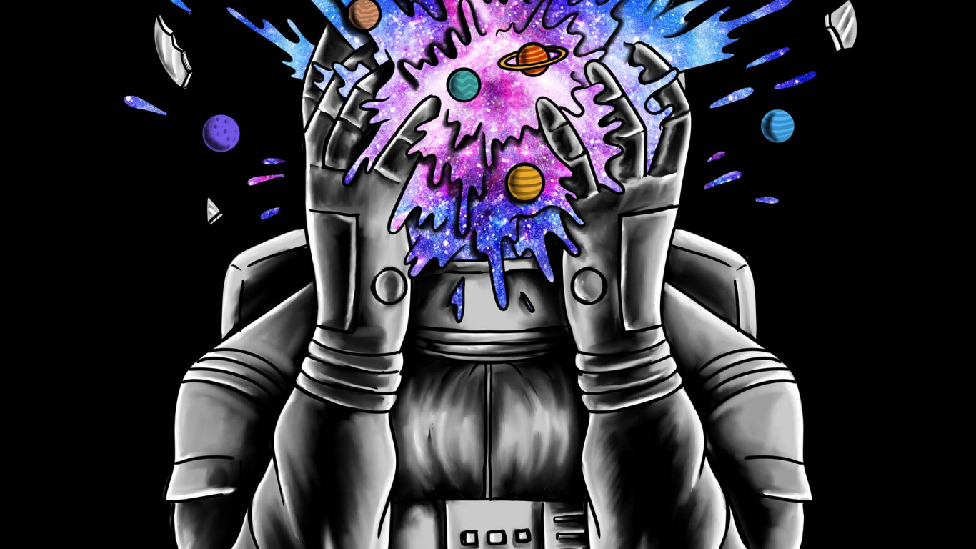 Обои TeePublic, интернет магазин, soundcloud, арт, человеческое тело в разрешении 1366x768