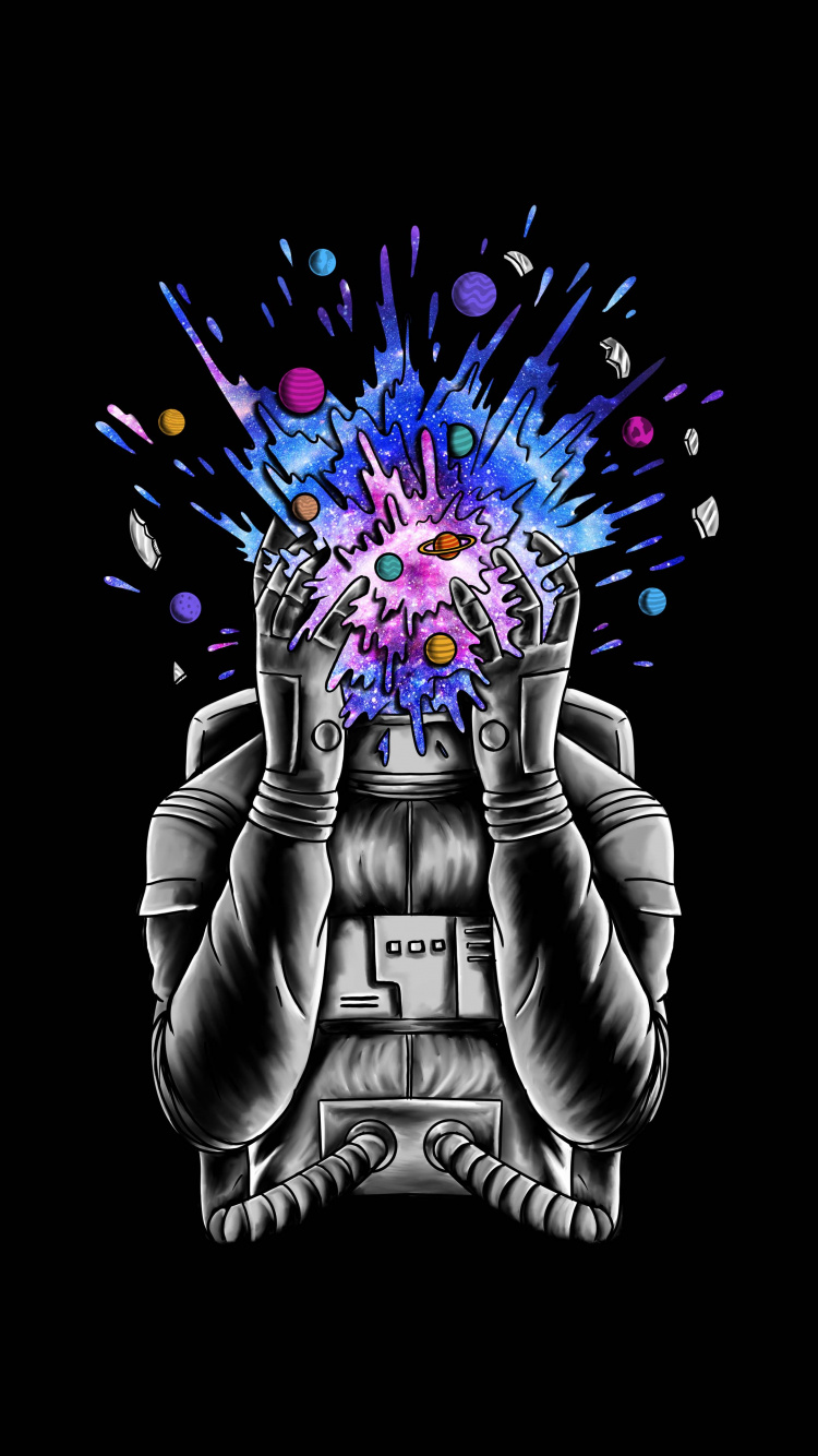 Обои TeePublic, интернет магазин, soundcloud, арт, человеческое тело в разрешении 750x1334