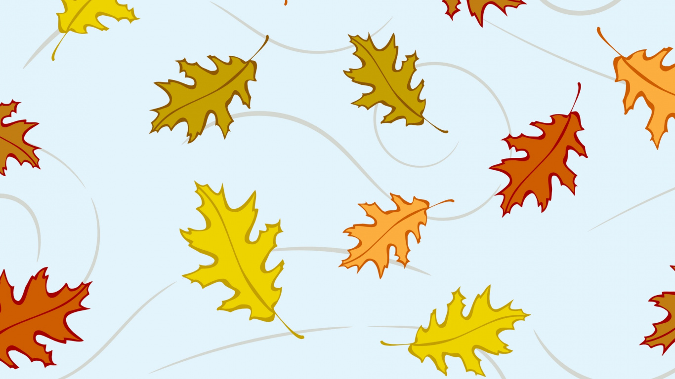 Обои осень, лист, дерево, кленовый лист, растение в разрешении 1366x768