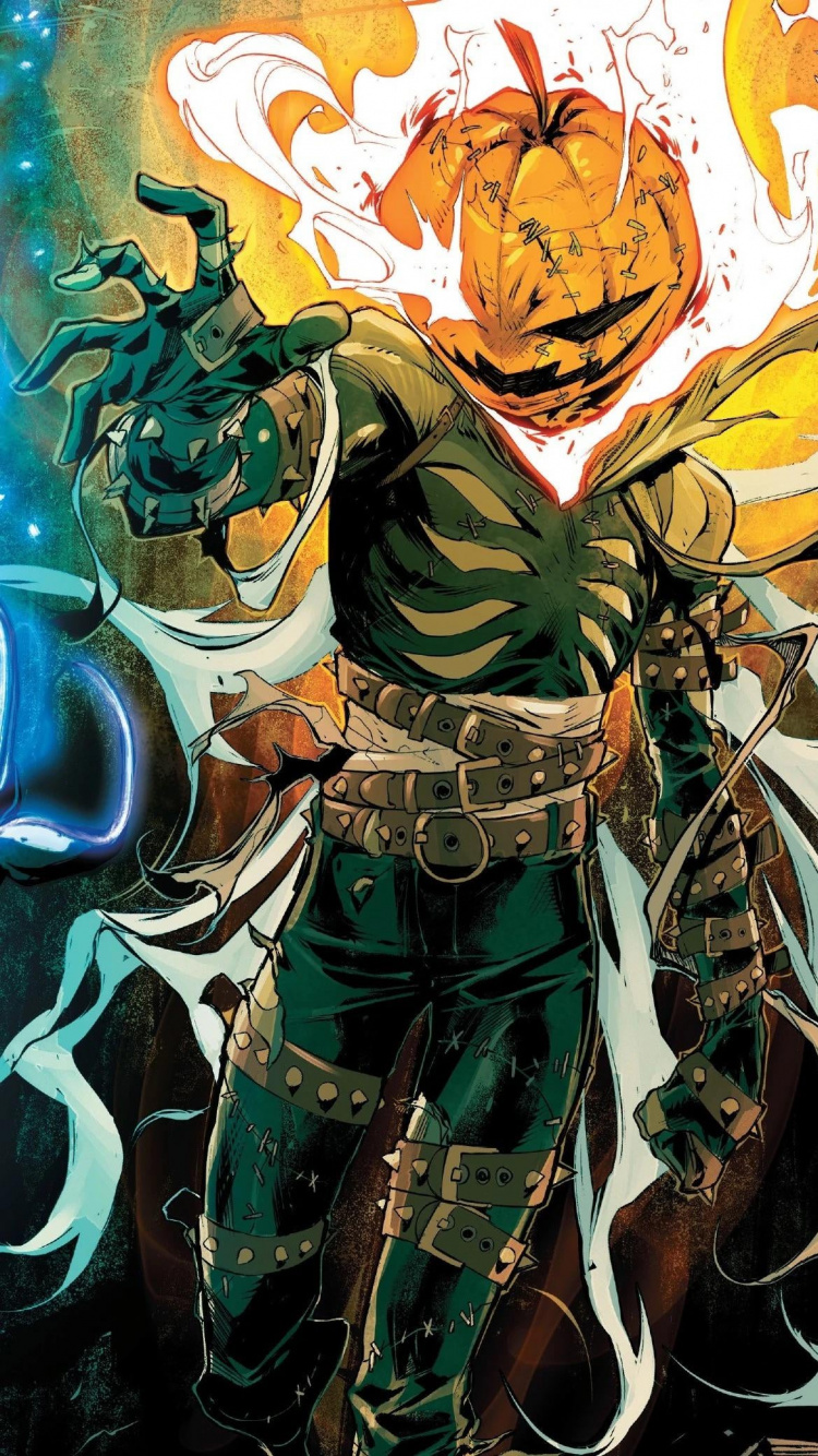 Обои комиксы marvel jack o lantern, веном, Эдди Брок, комиксы Марвел, комиксы в разрешении 750x1334