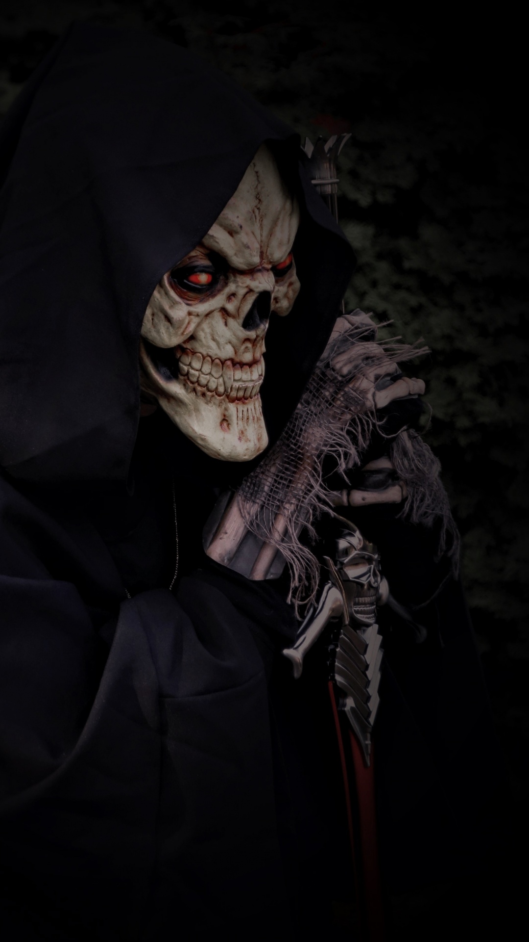 Обои иллюстрация, темнота, Бэтмен, фикция, костюм в разрешении 1080x1920