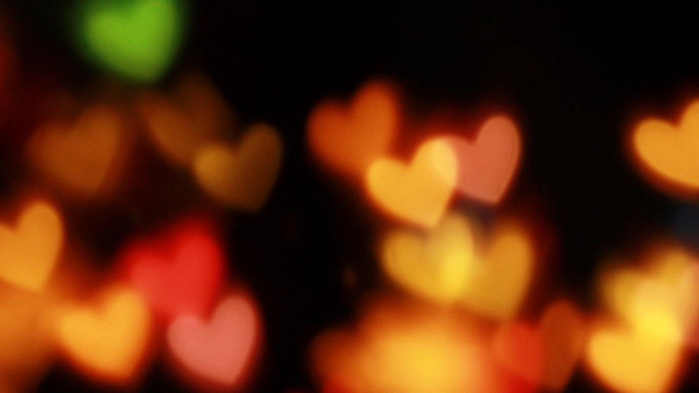 Обои сердце, любовь, свет, датировка, крупный план в разрешении 1366x768