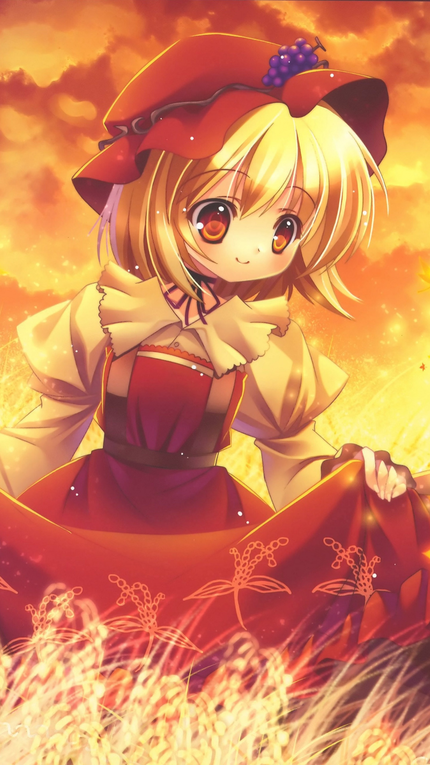 Обои минорико аки, горы вера, аниме, Нитори Kawashiro, видеоигра в разрешении 1440x2560