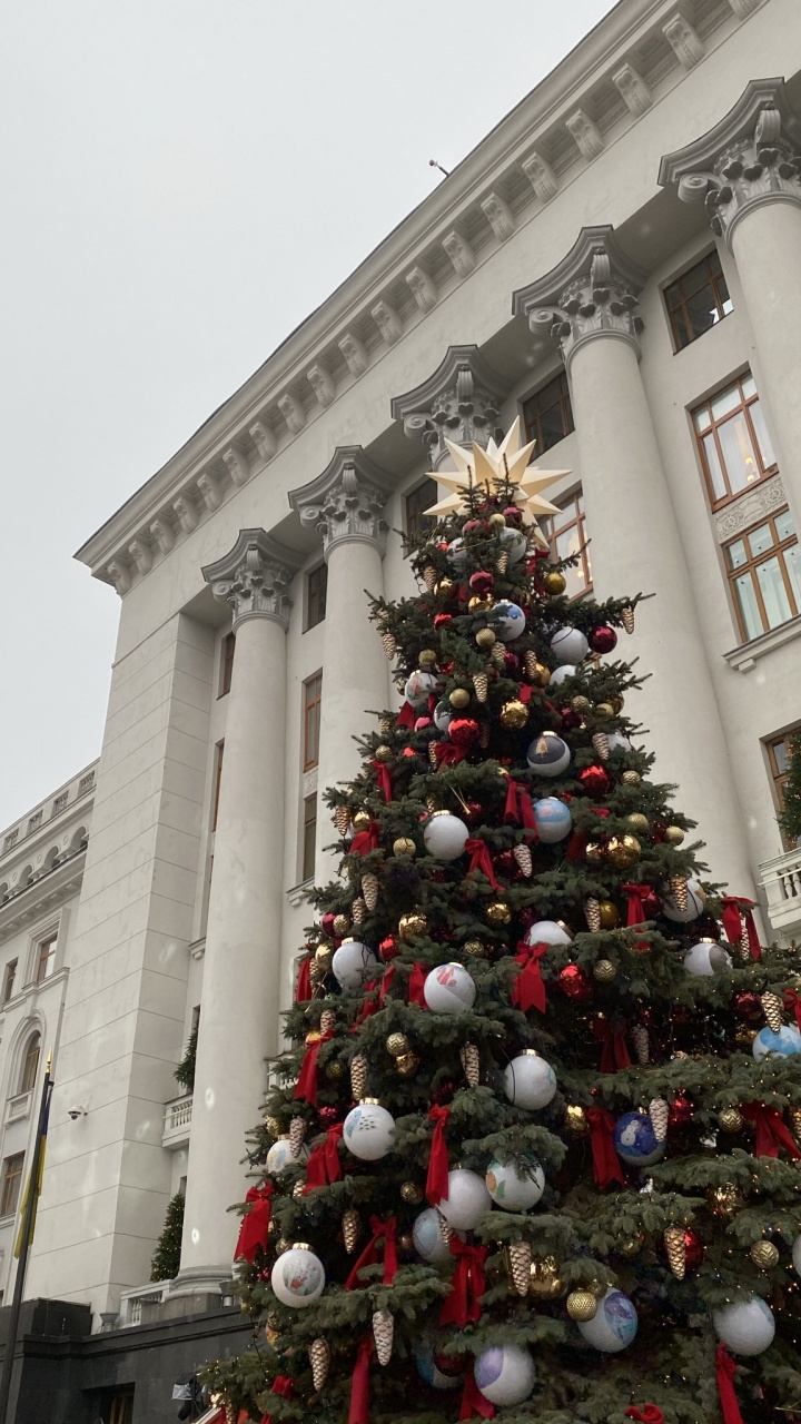 Обои елка, Рождественский день, дерево, Рождественские украшения, пихта в разрешении 720x1280
