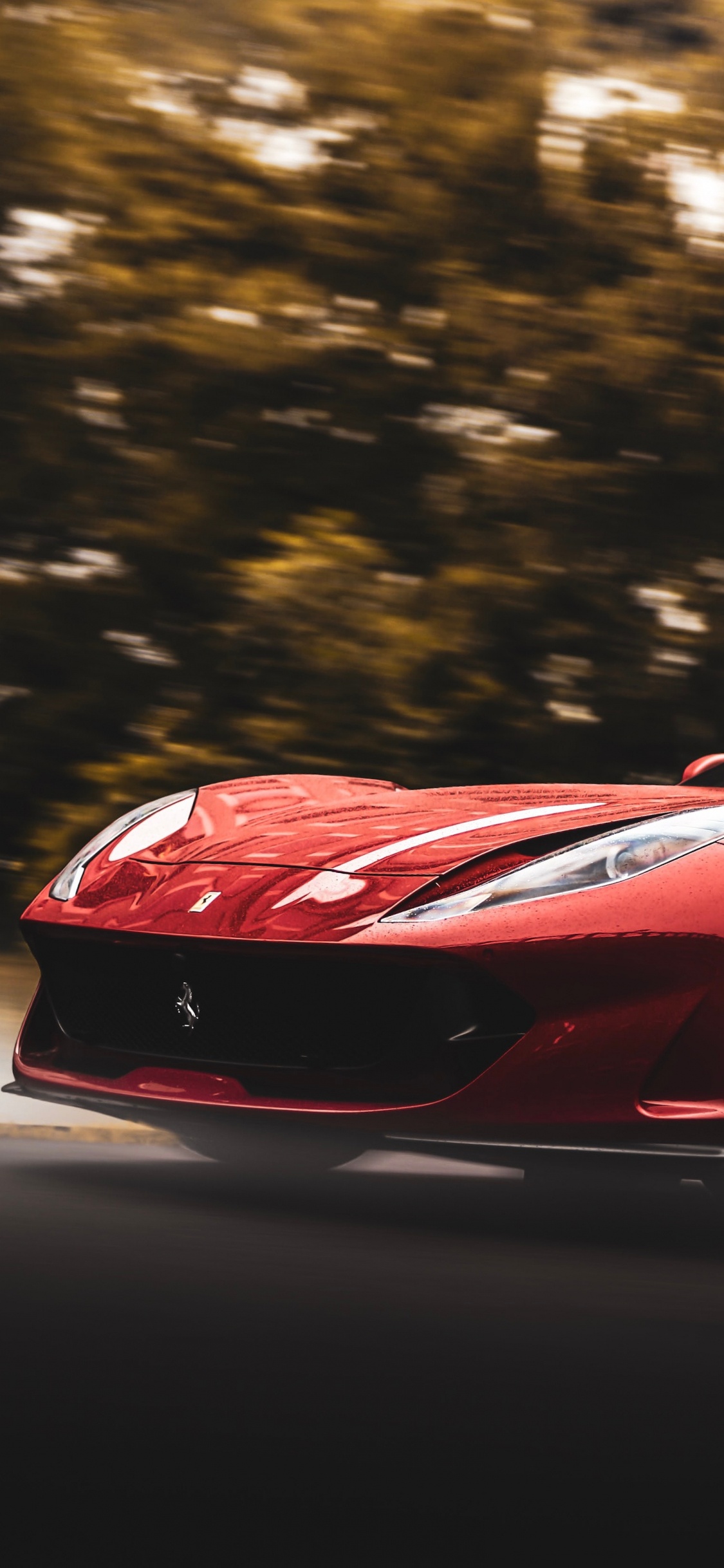Обои спорткар, laferrari, авто, Ferrari, суперкар в разрешении 1125x2436