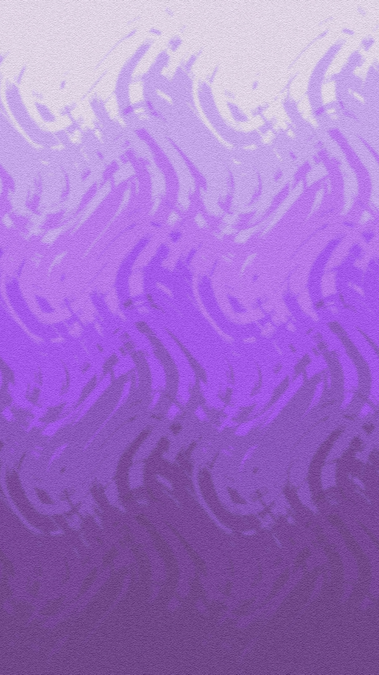 Обои волны, пастель, градиент фиолетовый, фрактальное искусство, цветной в разрешении 750x1334