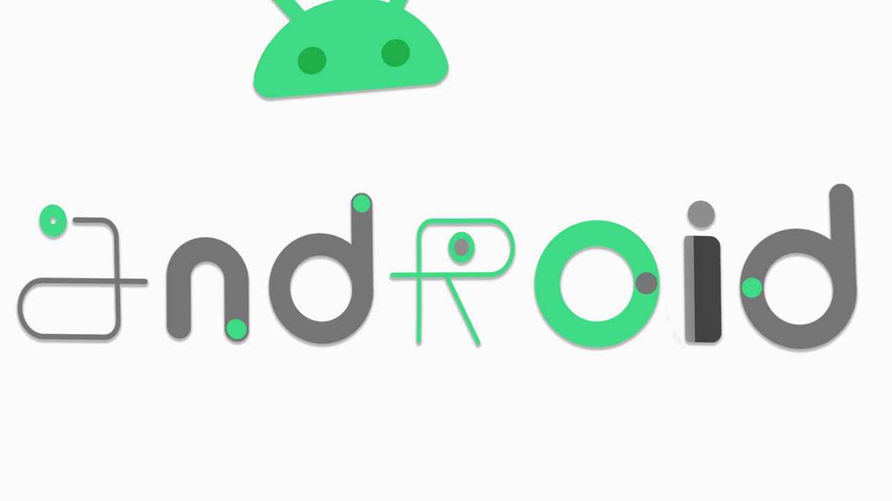 Обои андроид, Google, Google Pixel 4, графика, лого в разрешении 1280x720