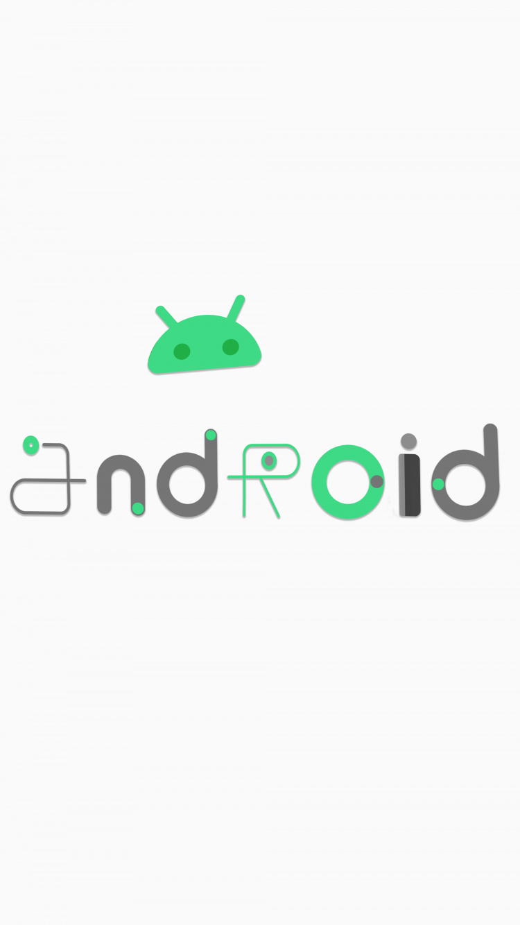Обои андроид, Google, Google Pixel 4, графика, лого в разрешении 750x1334