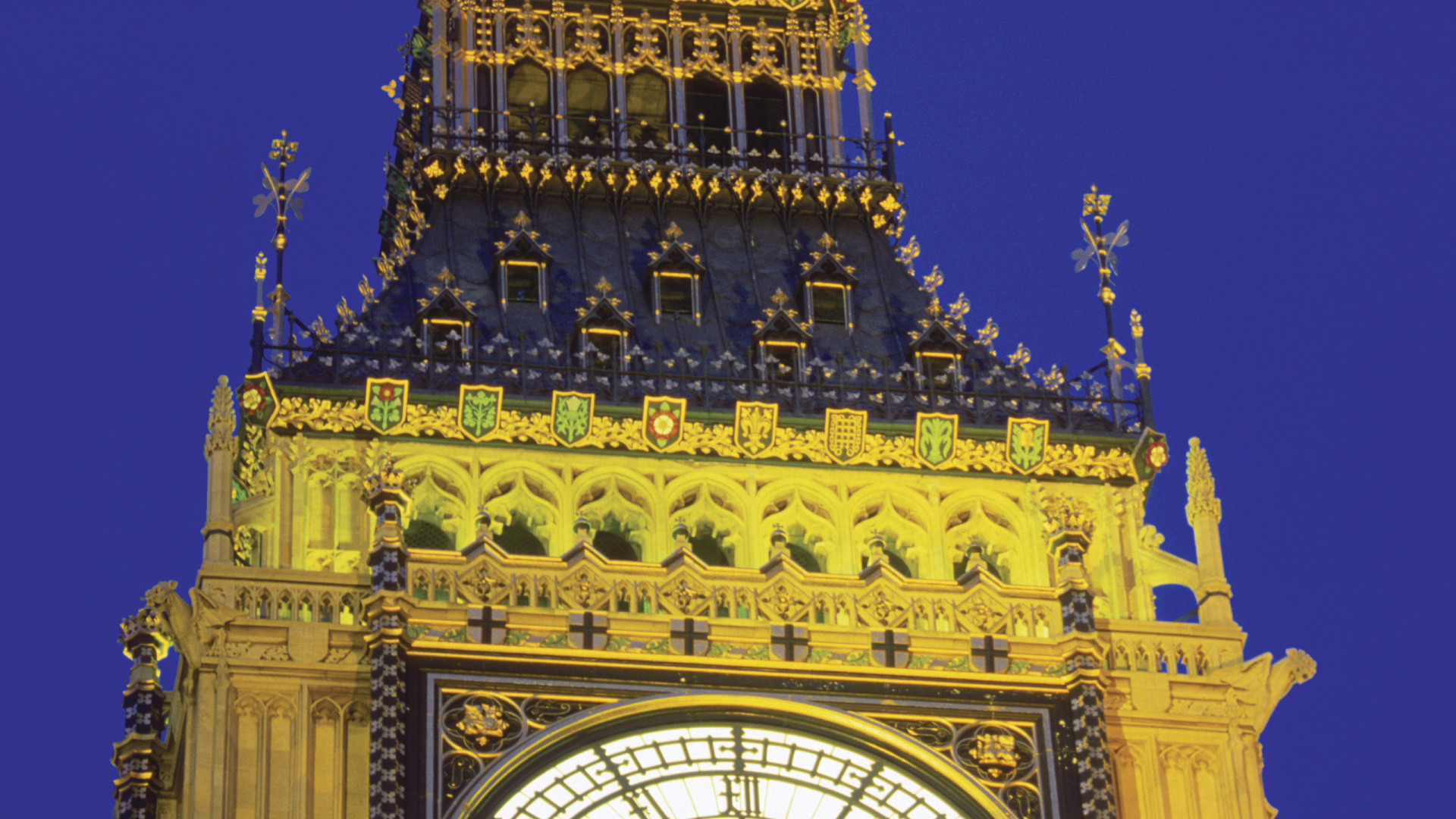 Обои Биг Бен, часовая башня, вышка, ориентир, архитектура в разрешении 1920x1080