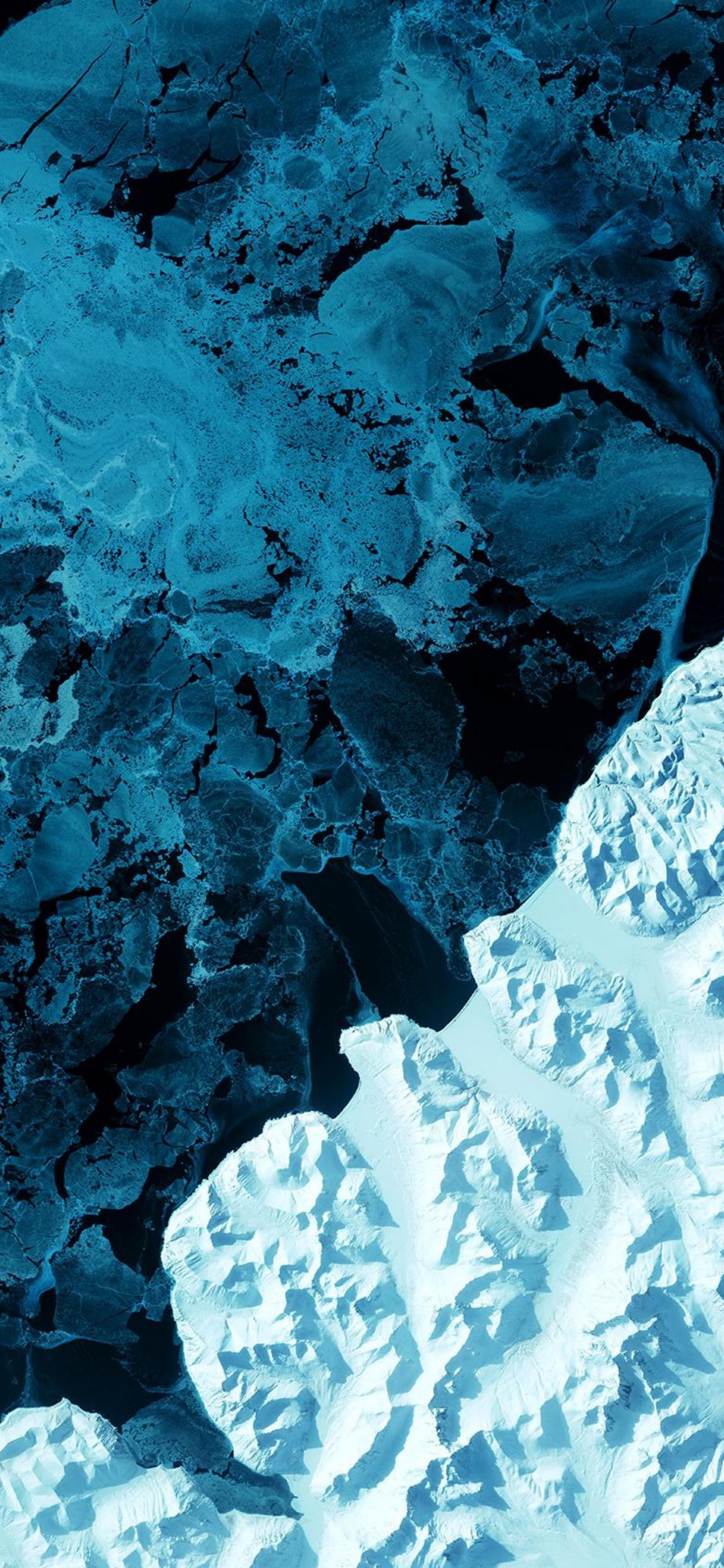 Обои вода, лазурный, замораживание, ледяная шапка, Аква в разрешении 1242x2688