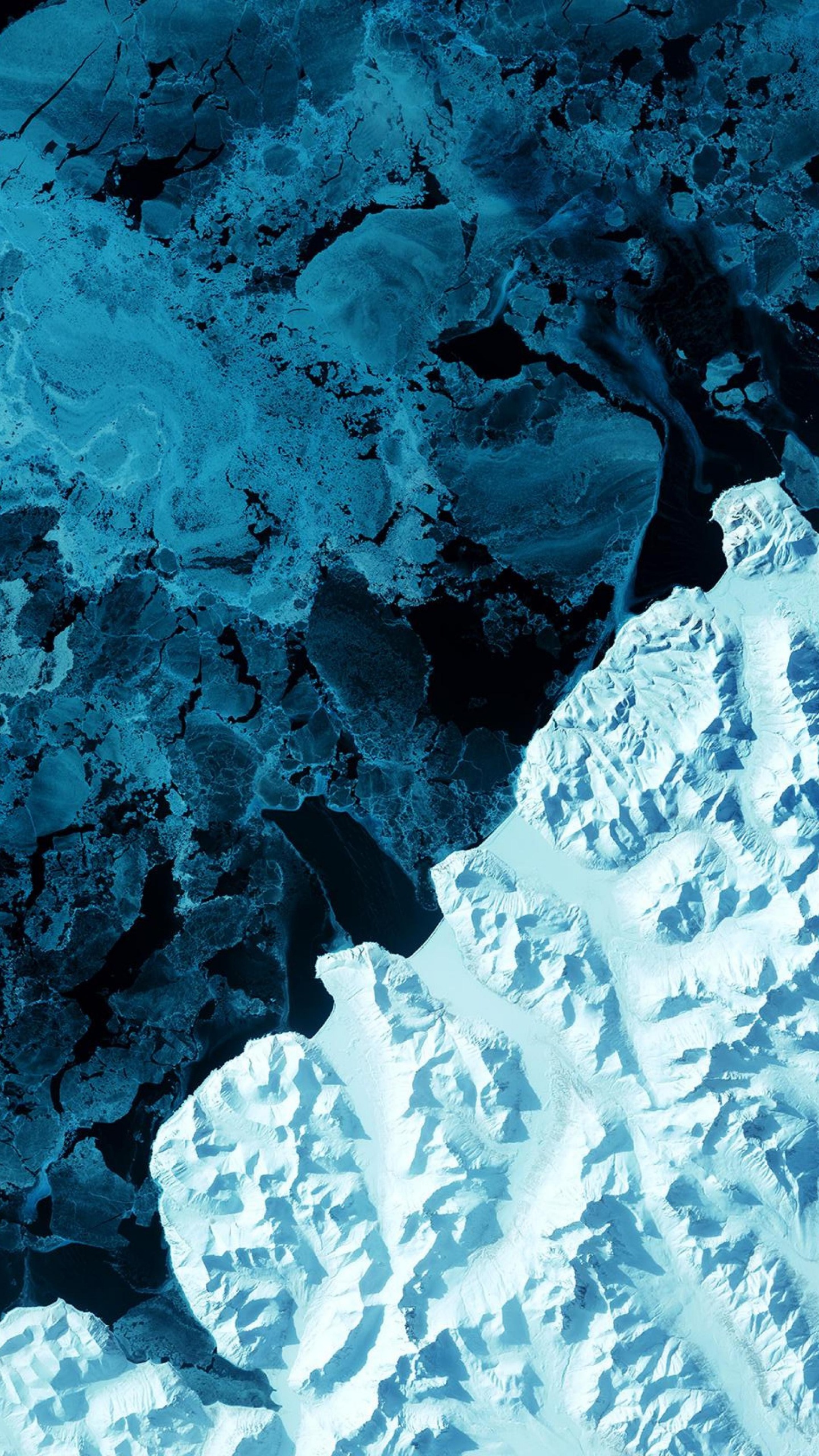Обои вода, лазурный, замораживание, ледяная шапка, Аква в разрешении 1440x2560