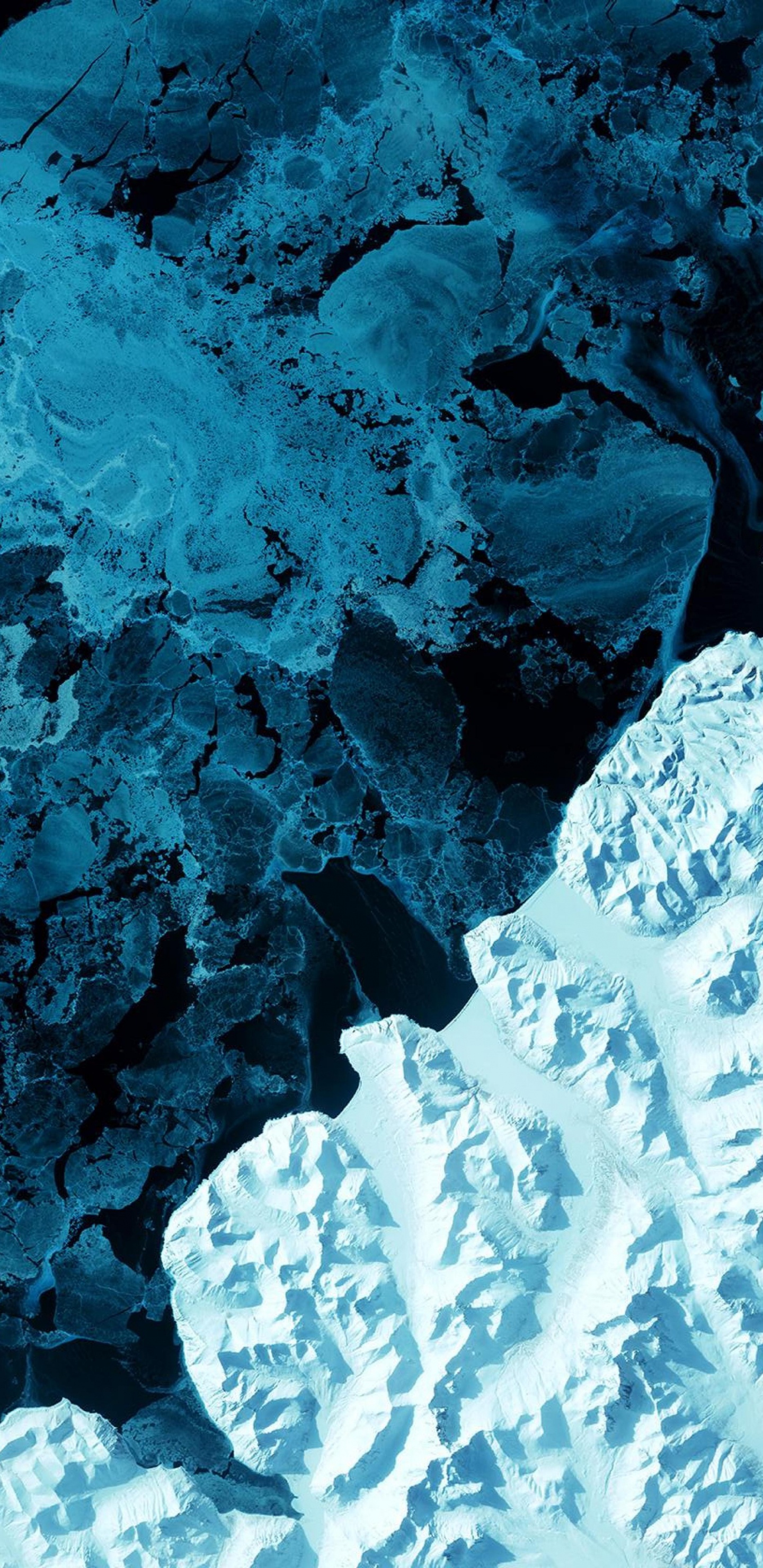 Обои вода, лазурный, замораживание, ледяная шапка, Аква в разрешении 1440x2960
