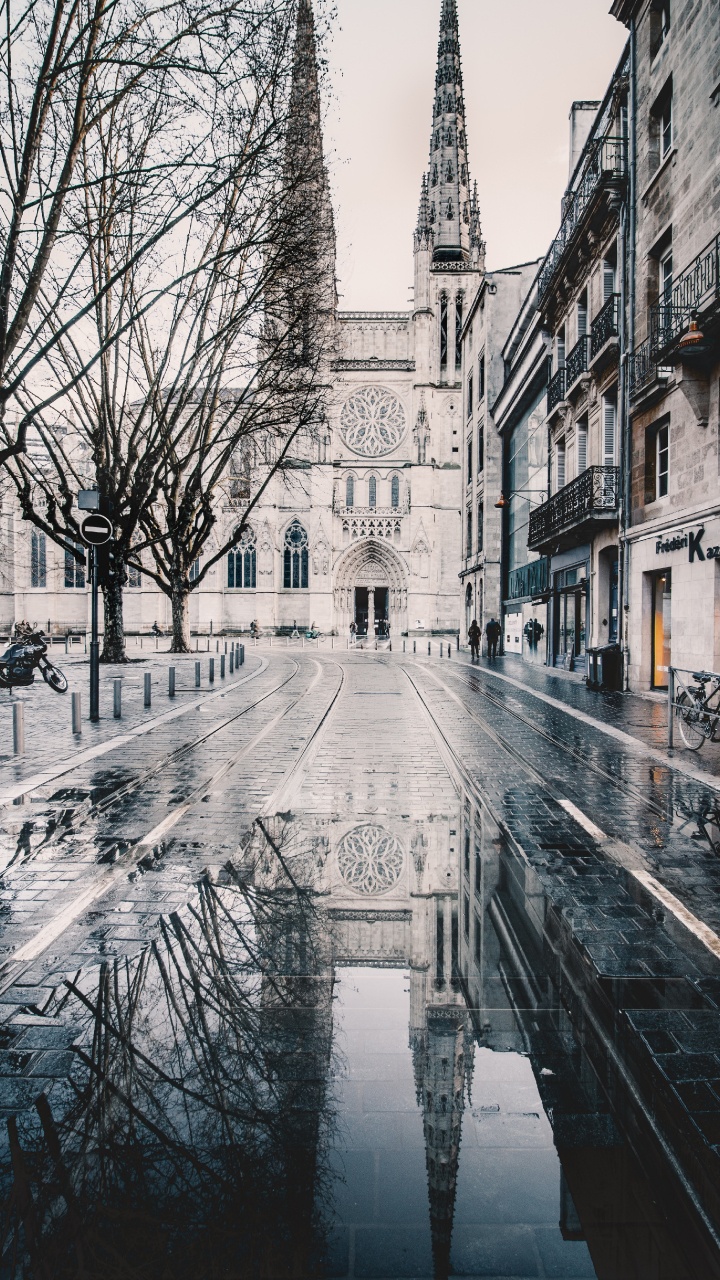 Обои архитектура, городок, улица, здание, город в разрешении 720x1280