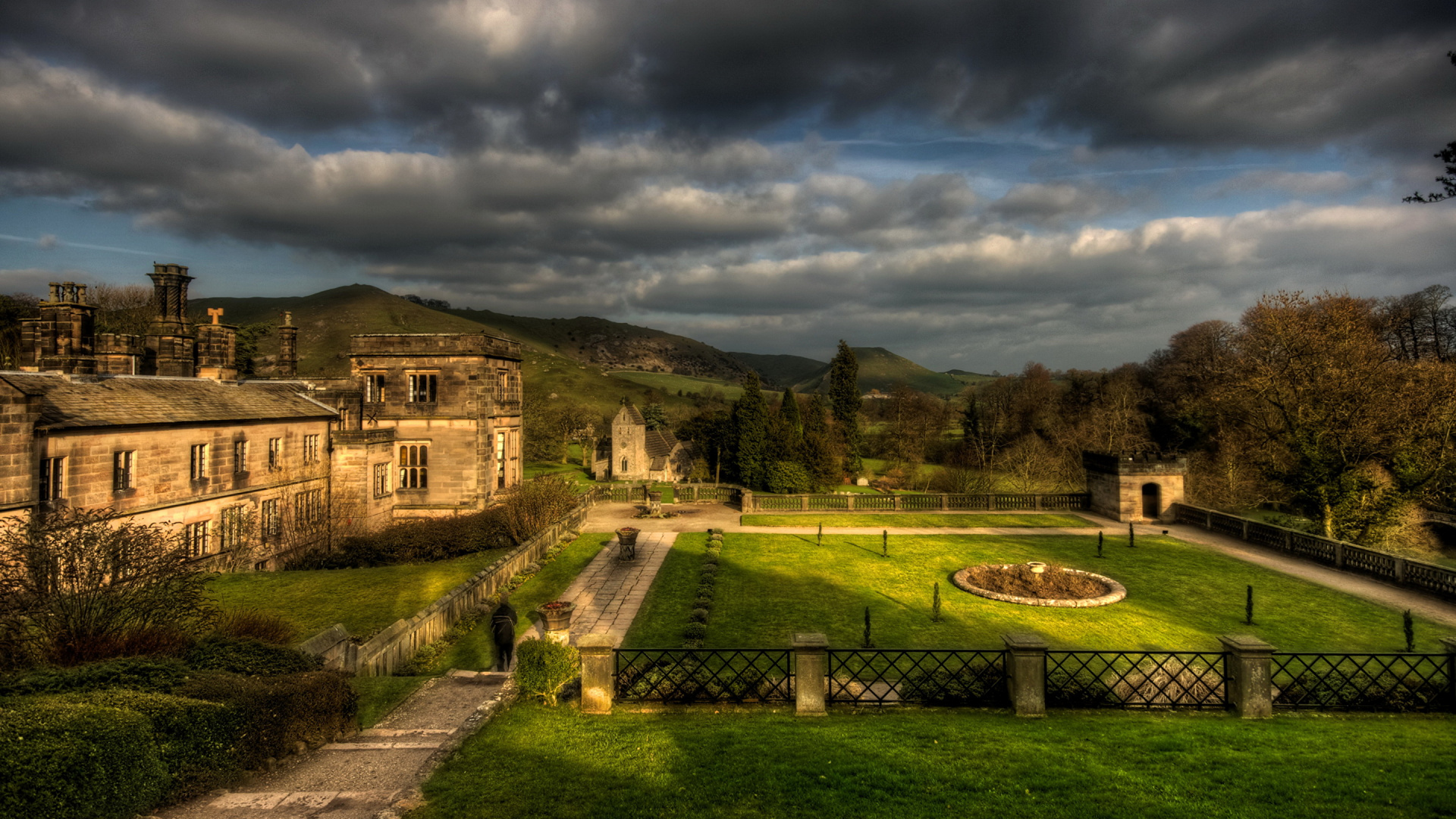 Обои облако, природа, имущество, небо, замок в разрешении 1920x1080