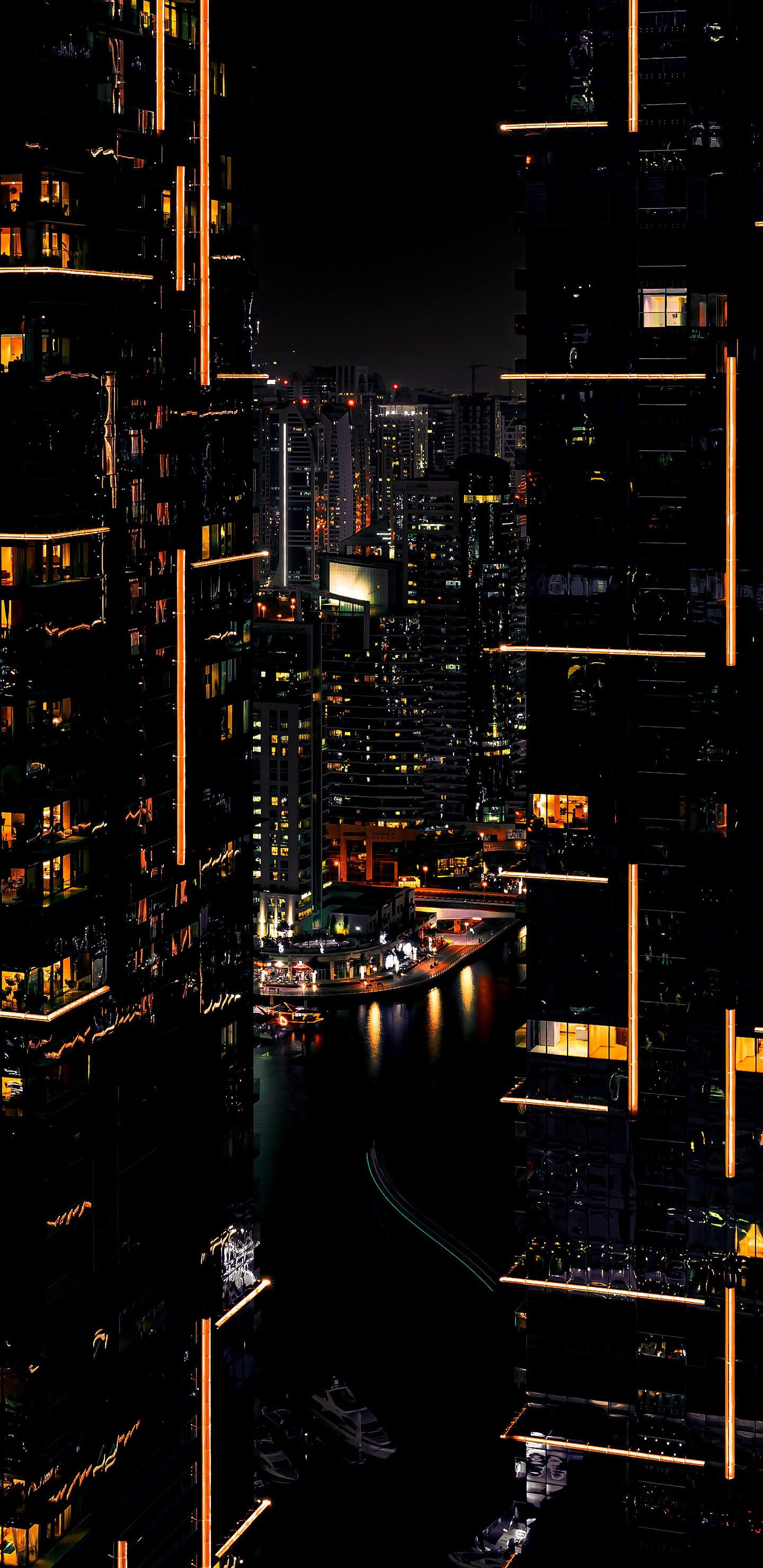 Обои soundcloud, арт, спотифай, здание, небоскреб в разрешении 1440x2960