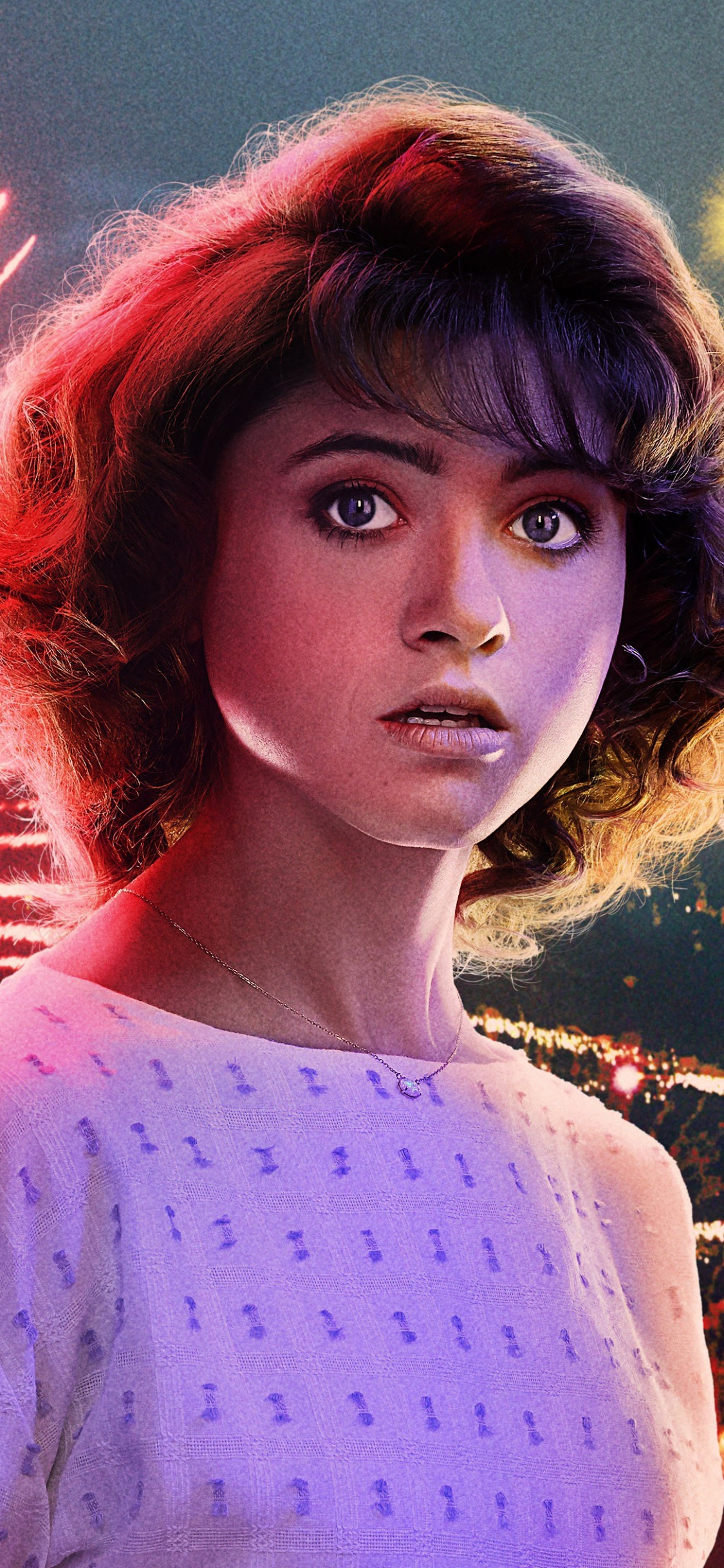 Обои Странные Вещи, салют, бенгальский огонь, красота, событие в разрешении 1125x2436