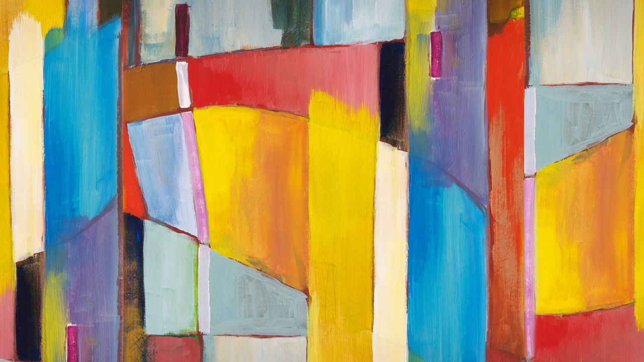 Обои Huawei, Huawei Honor 9, абстрактное искусство, живопись, холст в разрешении 1280x720