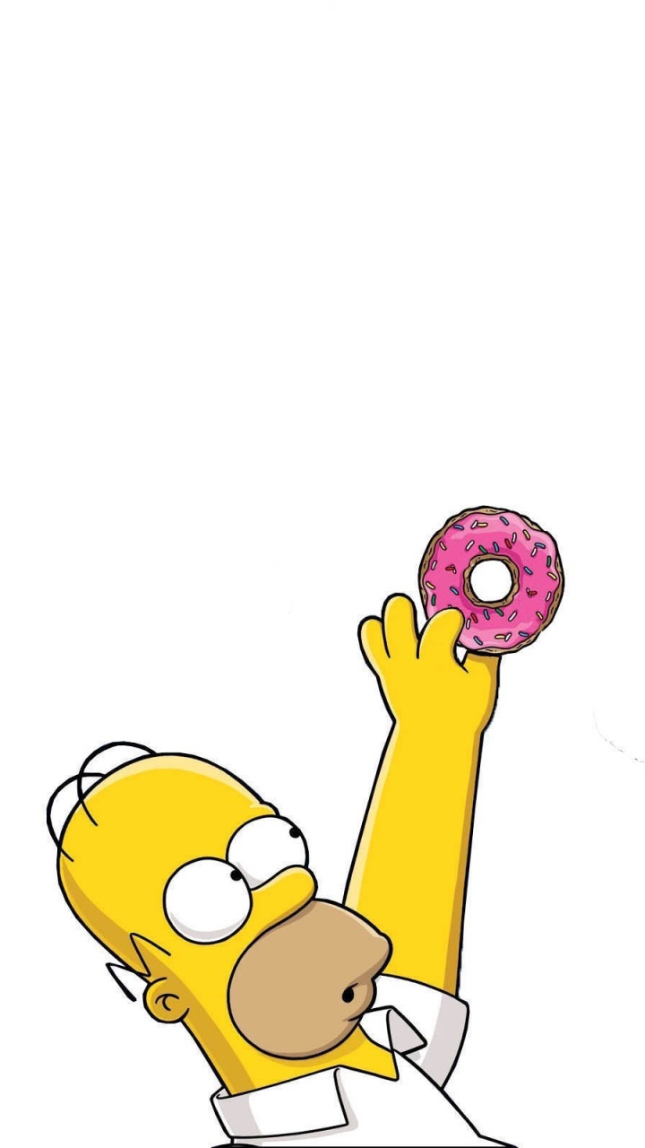 Обои Барт Симпсон, Гомер Симпсон, Мардж Симпсон, мультфильм, желтый в разрешении 720x1280