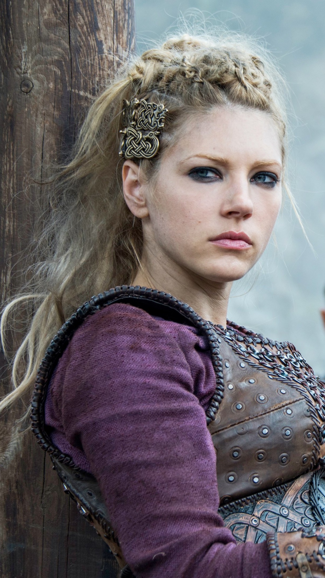 Обои лагерта, Кэтрин Уинник, Рагнара Лодброка, варяг, Викинги - 4 Сезон в разрешении 1080x1920