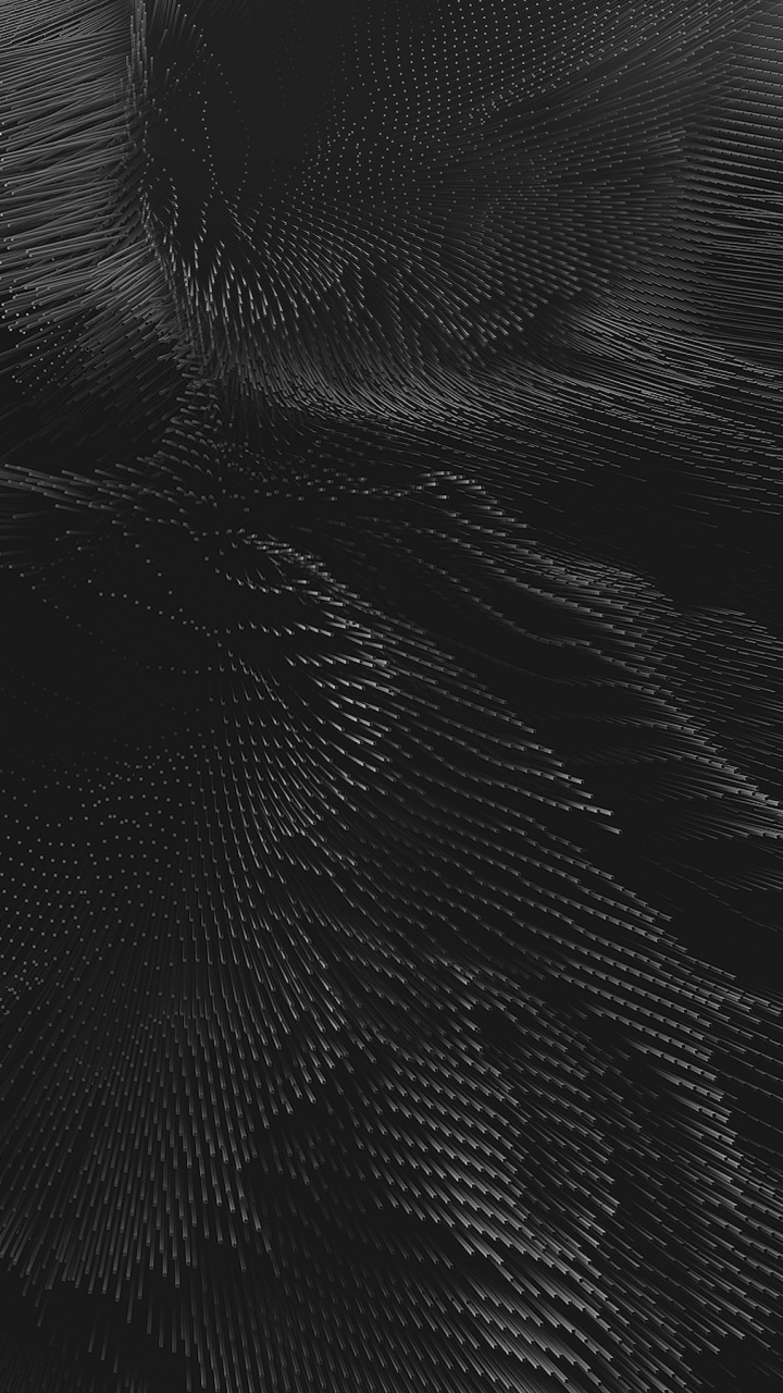 Обои черный и белый, монохромный, черный, узор, темнота в разрешении 720x1280