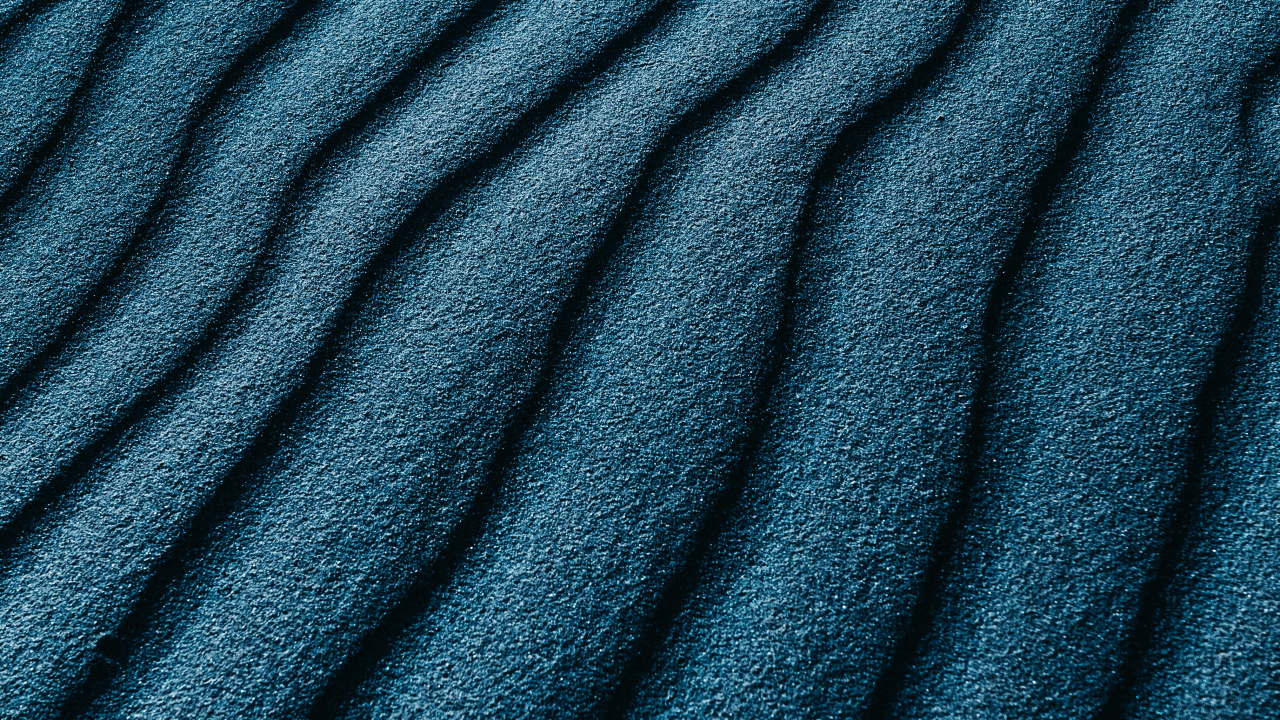 Обои песок, узор, текстура, бирюза, синий кобальт в разрешении 1280x720