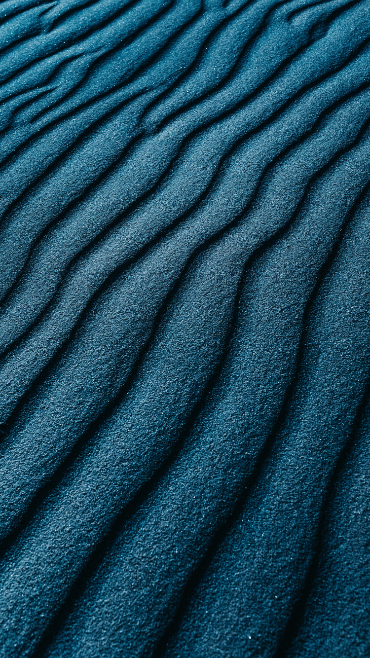 Обои песок, узор, текстура, бирюза, синий кобальт в разрешении 750x1334