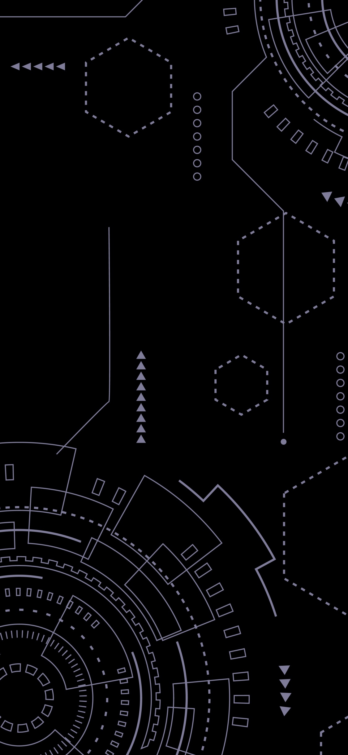 Обои амолед, монохромный, параллель, инженерия, технологии в разрешении 1125x2436