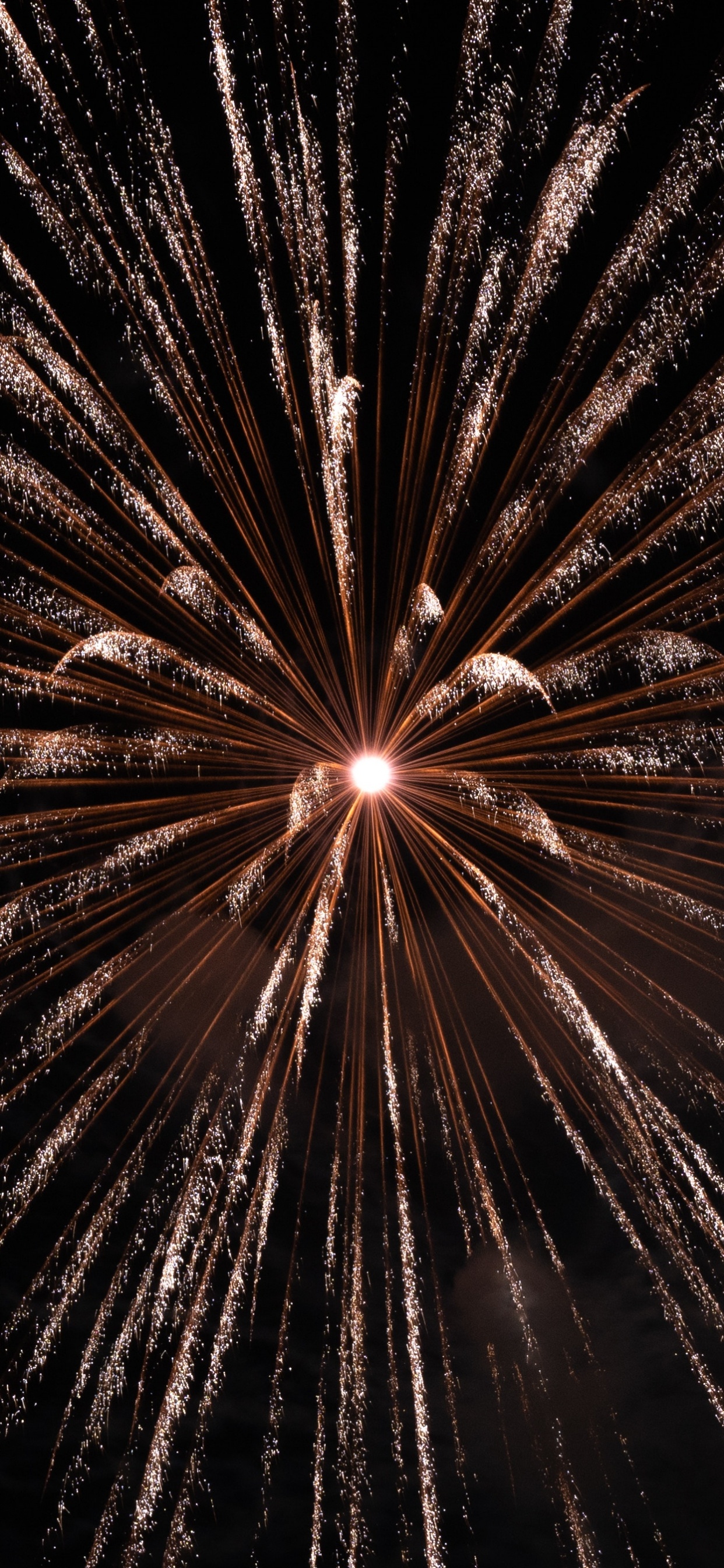 Обои черный, салют, свет, темнота, ночь в разрешении 1242x2688