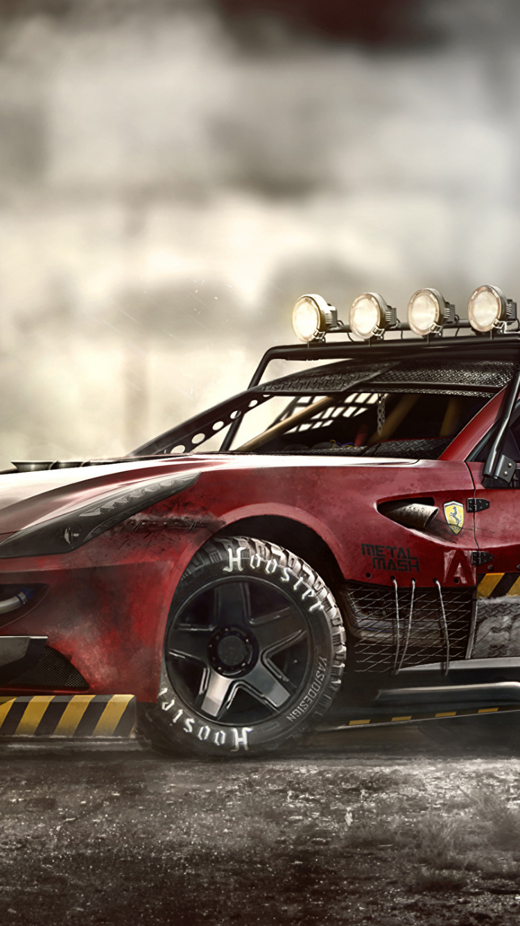 Обои авто, спорткар, Феррари ФФ, гоночный автомобиль, Ferrari в разрешении 750x1334