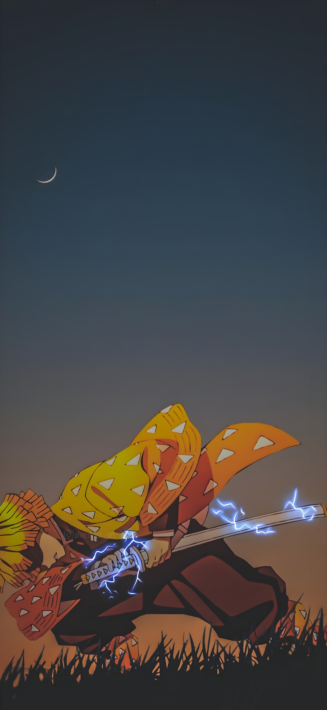 Обои аниме, зеницу агацума, Танджиро Камадо, убийца демонов kimetsu no yaiba, Хашибира Иноске в разрешении 1125x2436